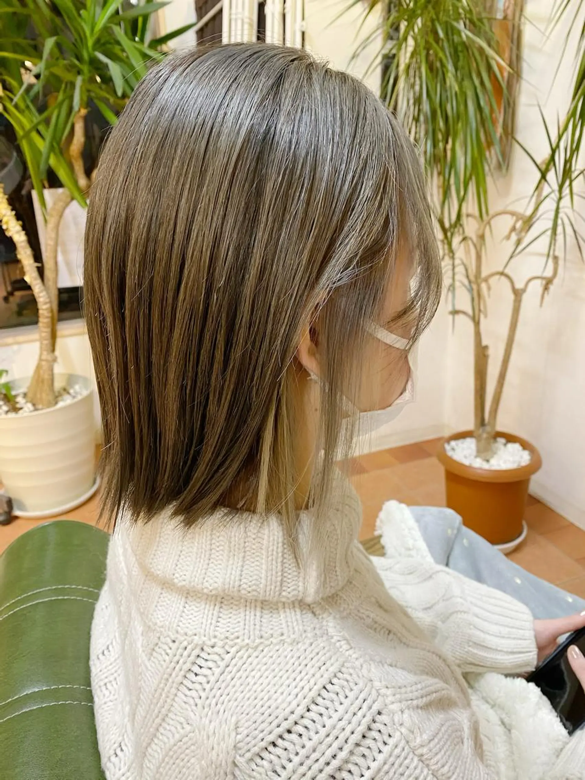 ショート カラー ヘアカラー トリートメント 石井 佑樹のヘアスタイル