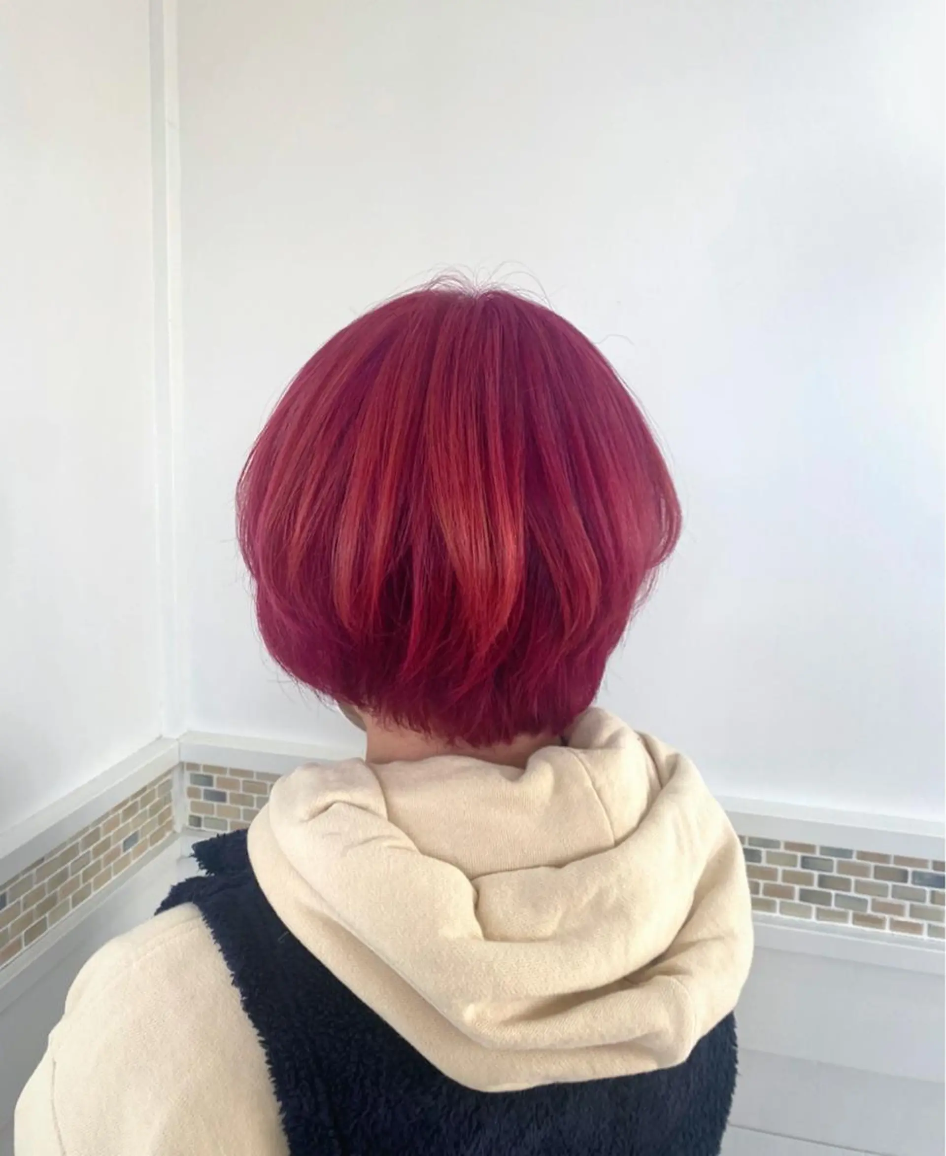 ショート カラー イルミナカラー 田中 悠之のヘアスタイル