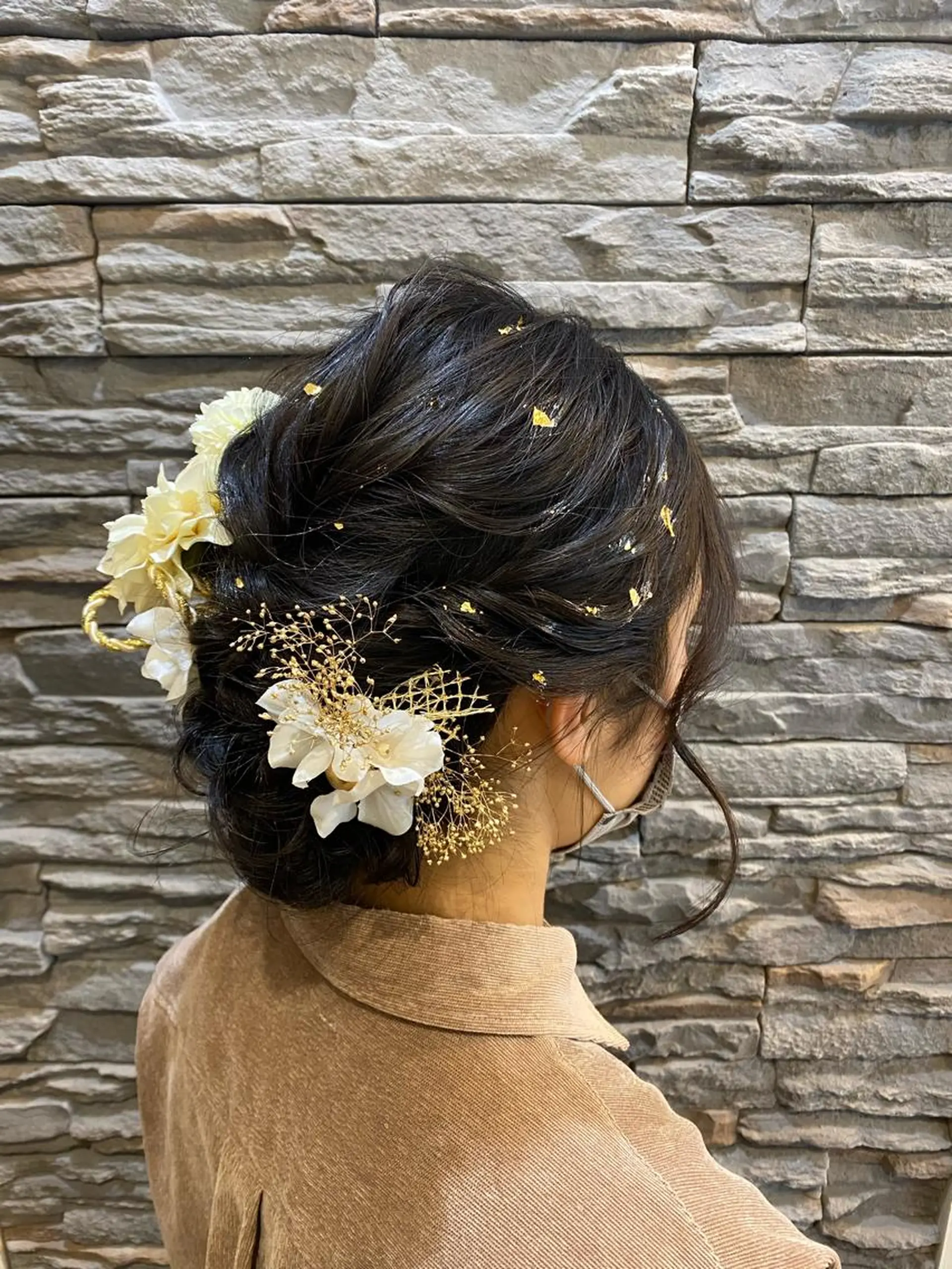 ミディアム ヘアアレンジ ヘアセット Fika所属・山浦 貴恵のヘアスタイル