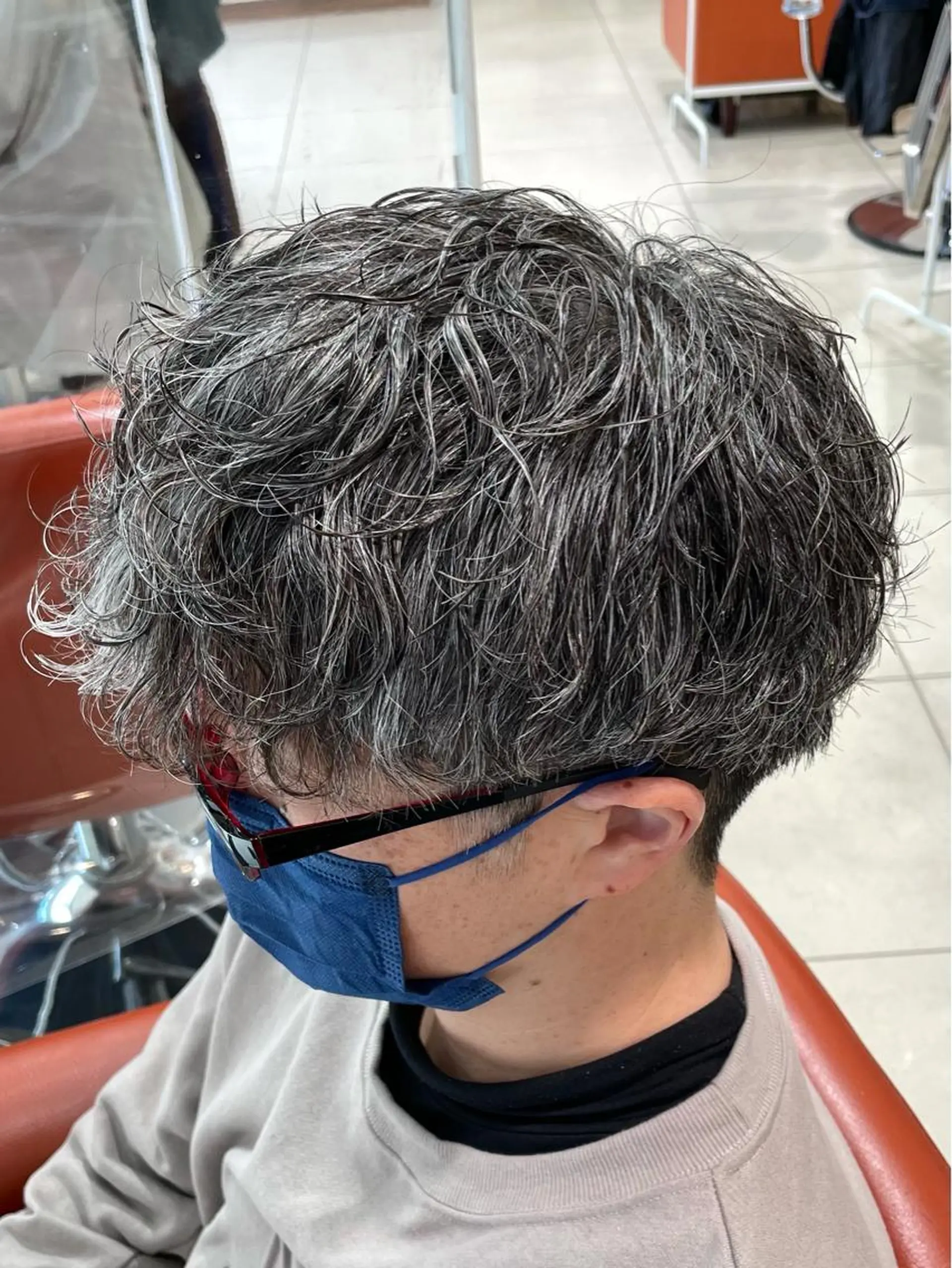 ショート パーマ メンズ 井上 武輝のヘアスタイル