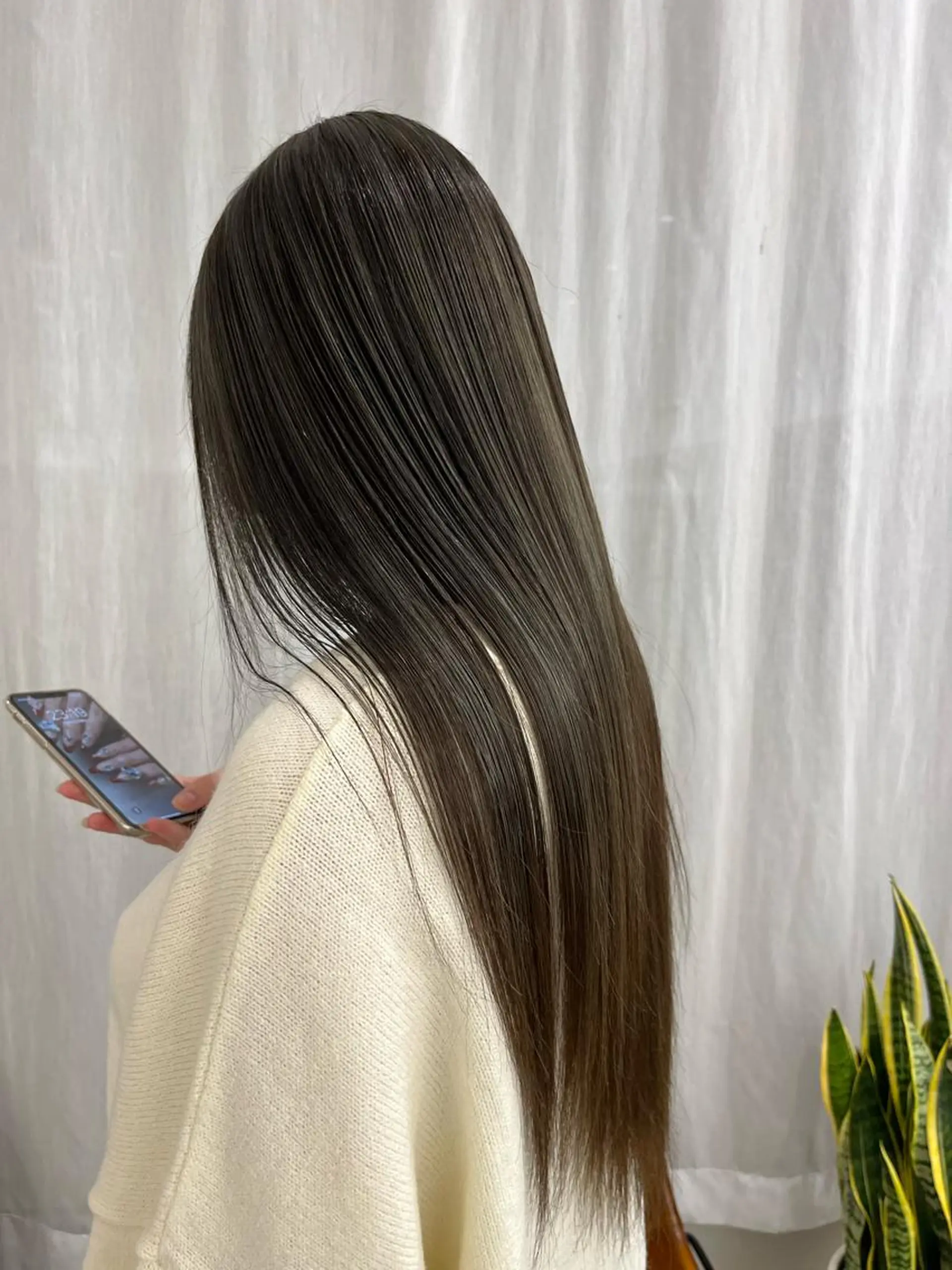 カラー 瀬長なおみ U too e'sのヘアスタイル