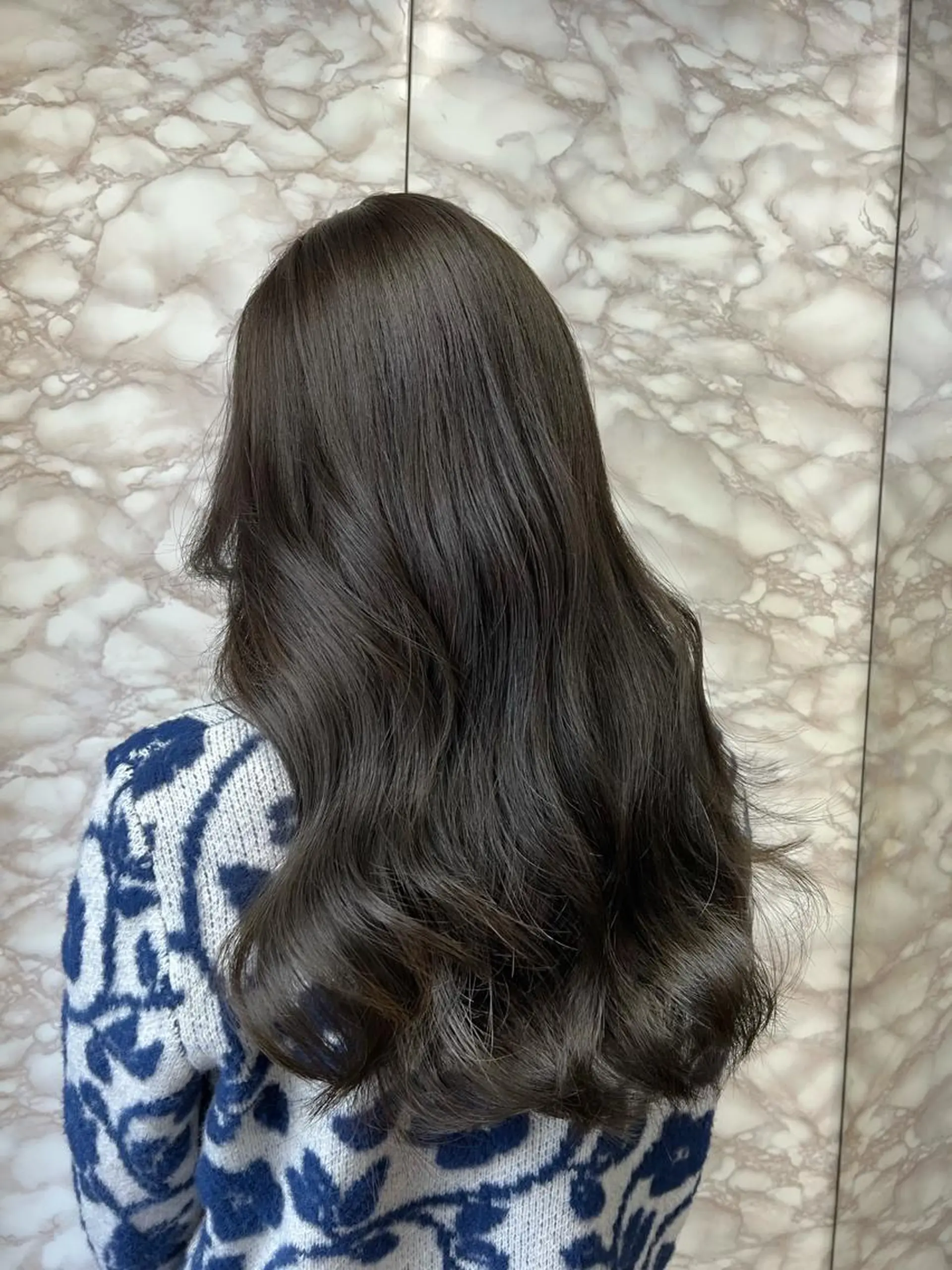 ロング カラー 透明感カラー グレージュ オリーブグレージュ オリーブグレー 🩶透明感グレージュ /レイヤー🩶のヘアスタイル