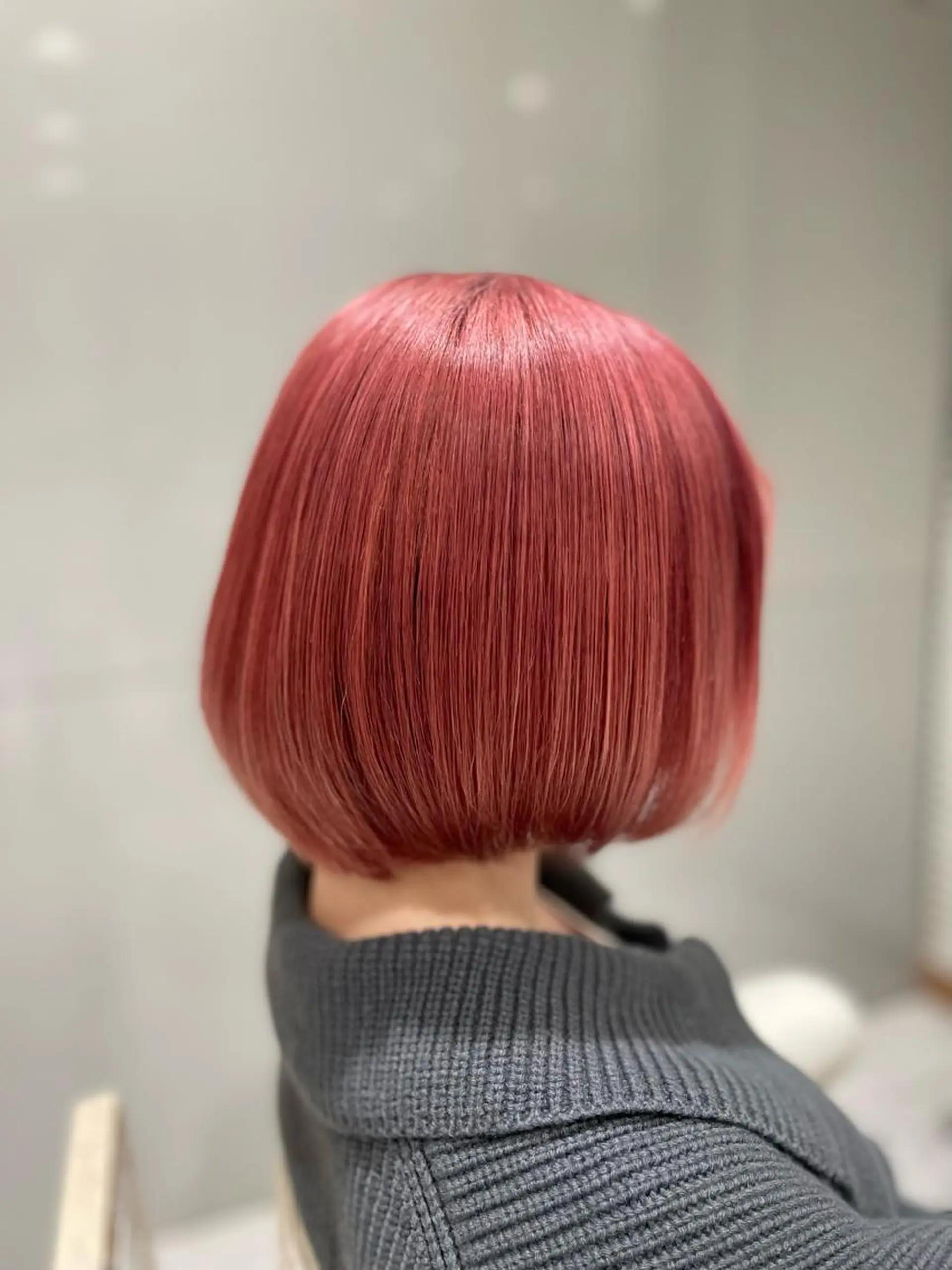 ショート カラー ブリーチ ピンクカラー AGU hair vigor 三条店所属・AGU 三条店 林　雄のヘアスタイル