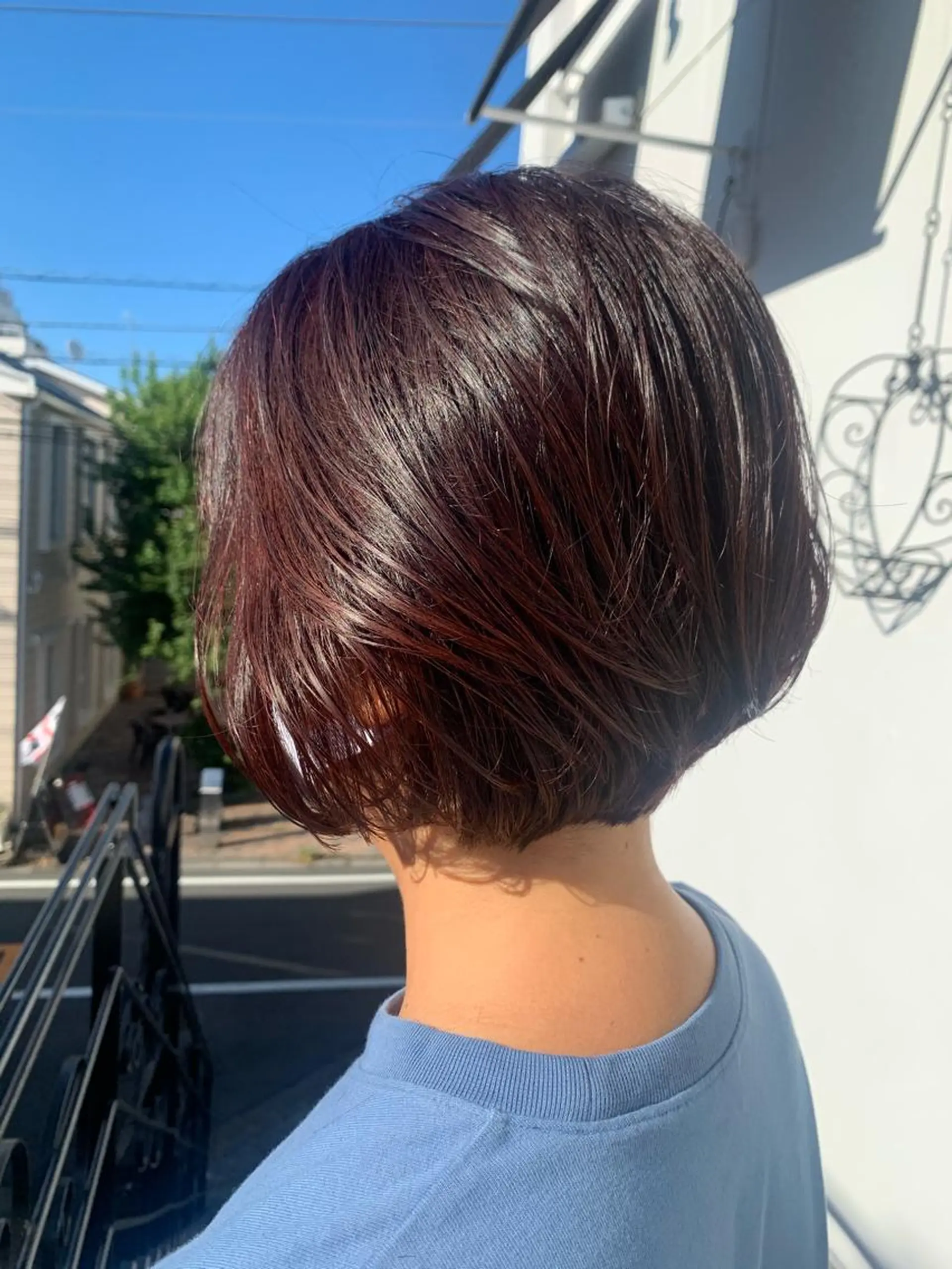 ショート カラー 平 ちひろのヘアスタイル