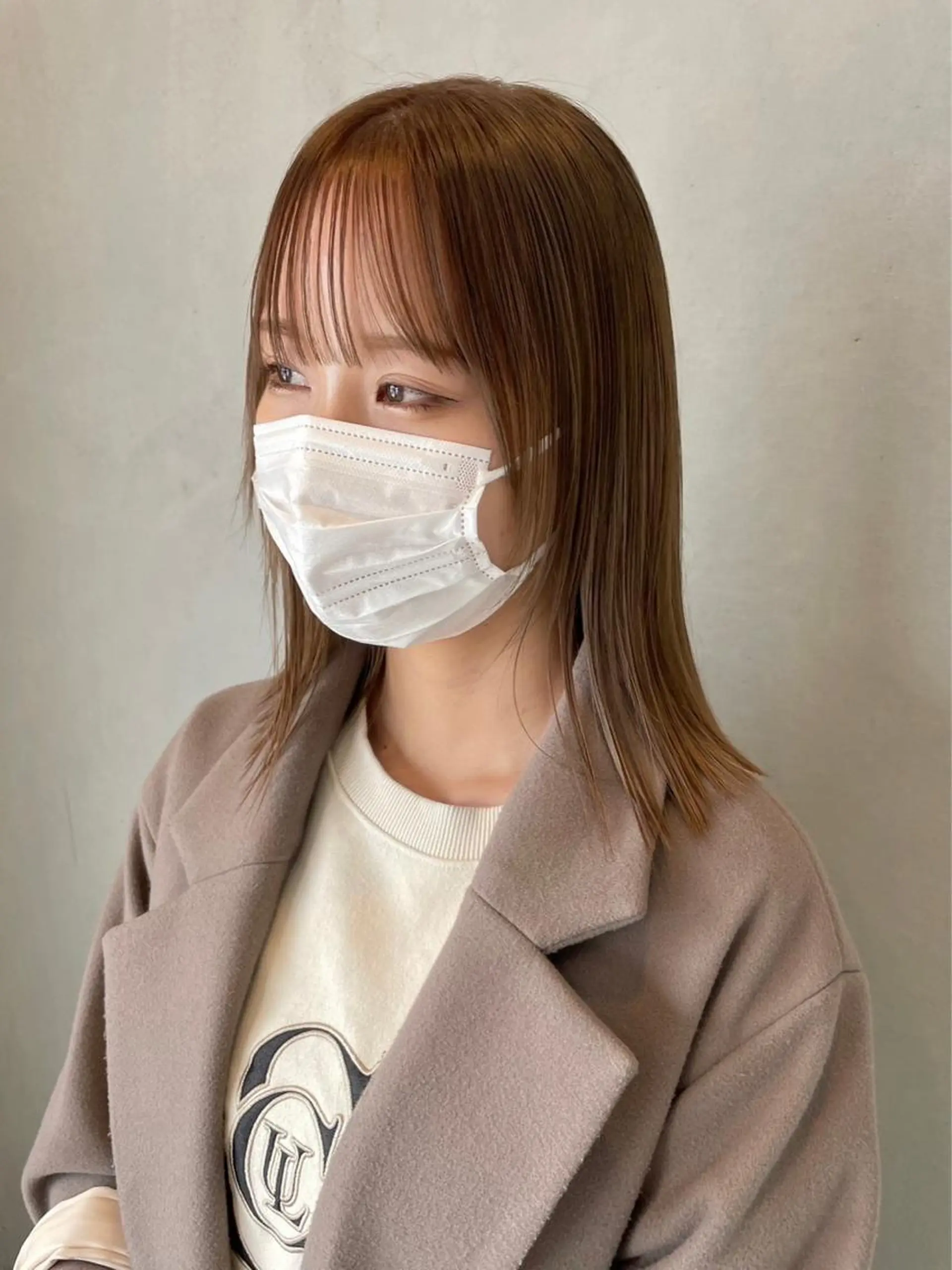 ミディアム カラー 🌼カットモデル募集 長岡/酒井香奈🌼のヘアスタイル