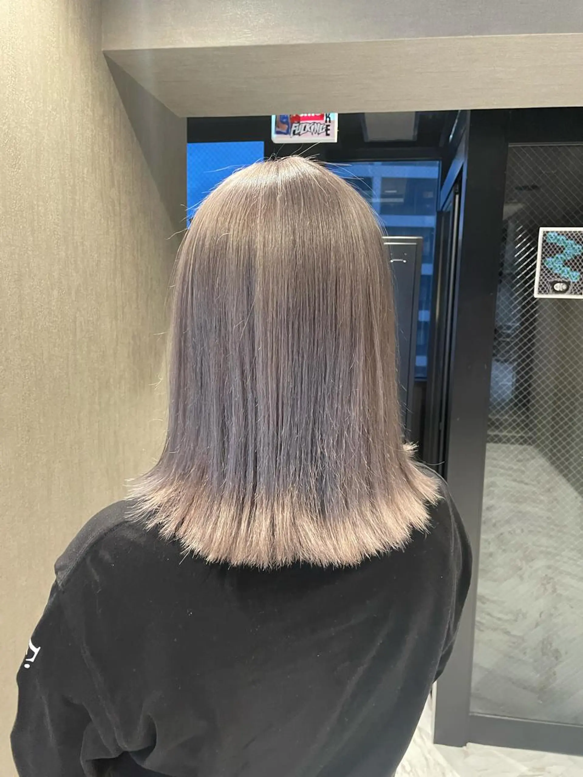 ミディアム カラー メンズパーマモデル 募集　サトチハルのヘアスタイル