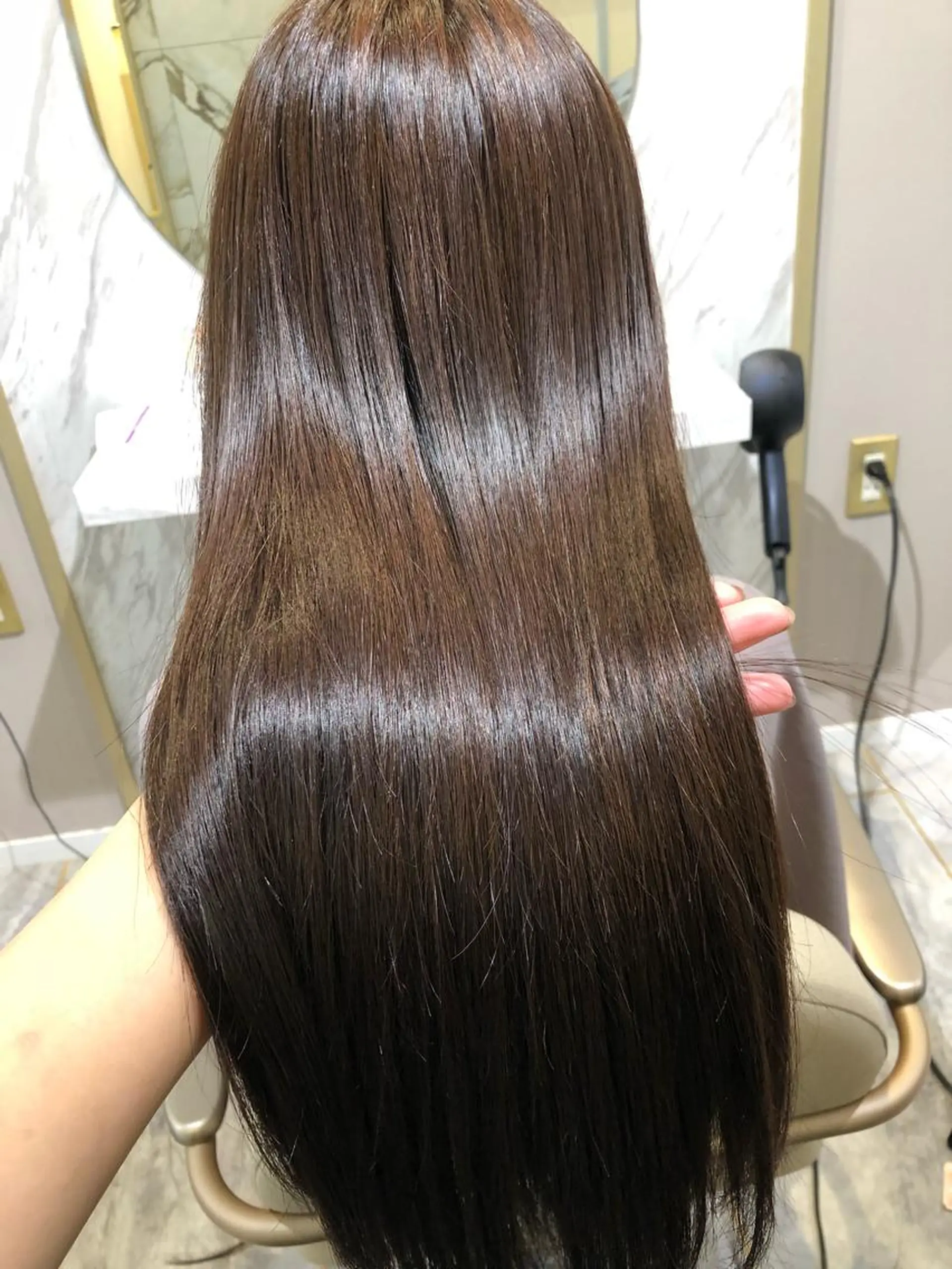 ロング カラー 辻本 夏子のヘアスタイル