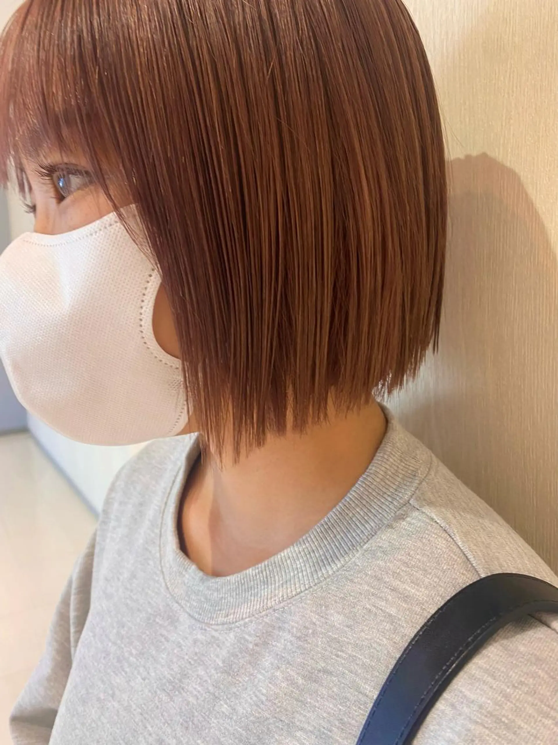 ショート ピンクブラウン Yahiko ハイトーンのヘアスタイル