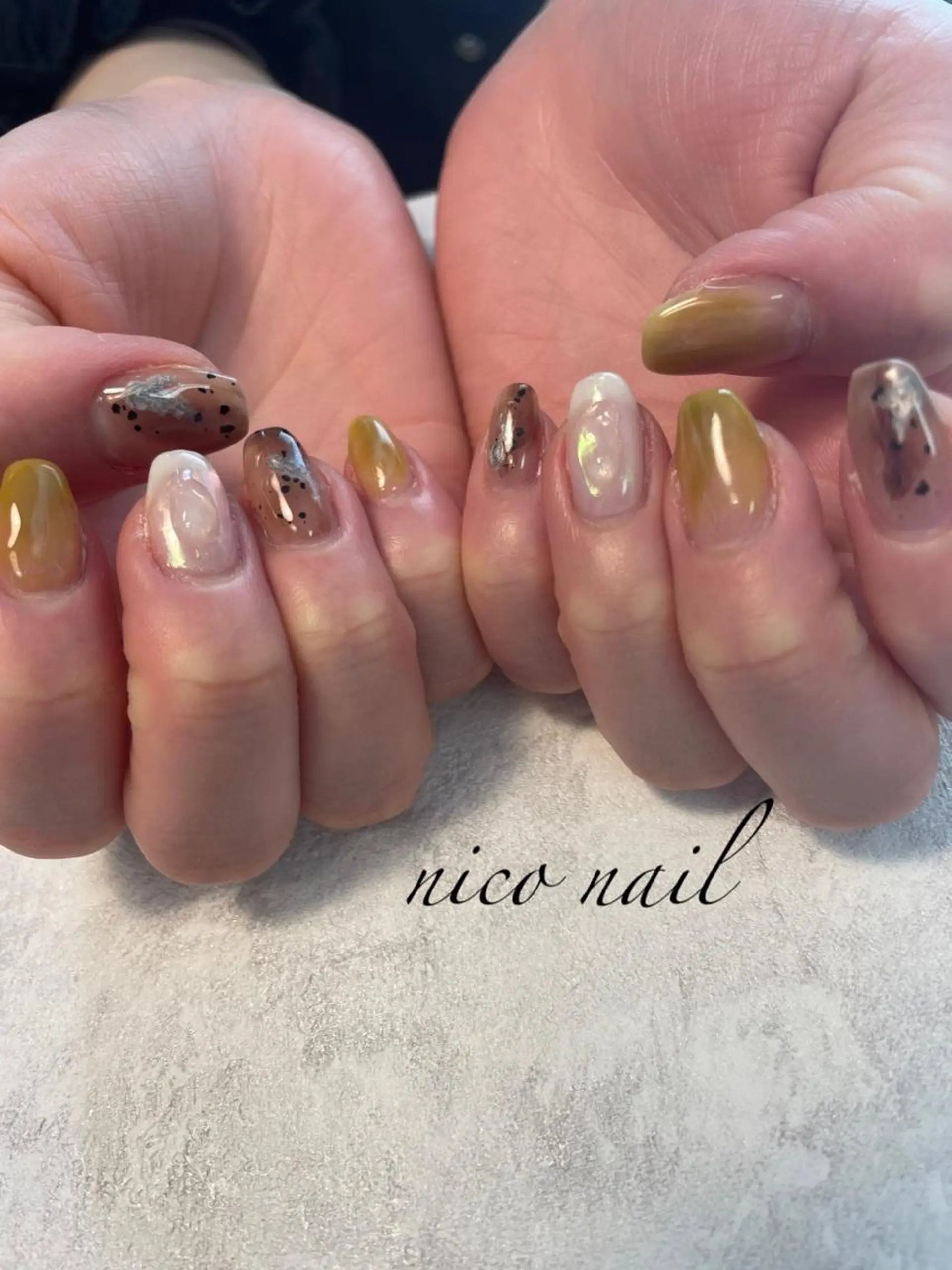 ネイル ハンドネイル フットネイル ハンドケア 香芝市ネイルサロン nico nailのネイルデザイン