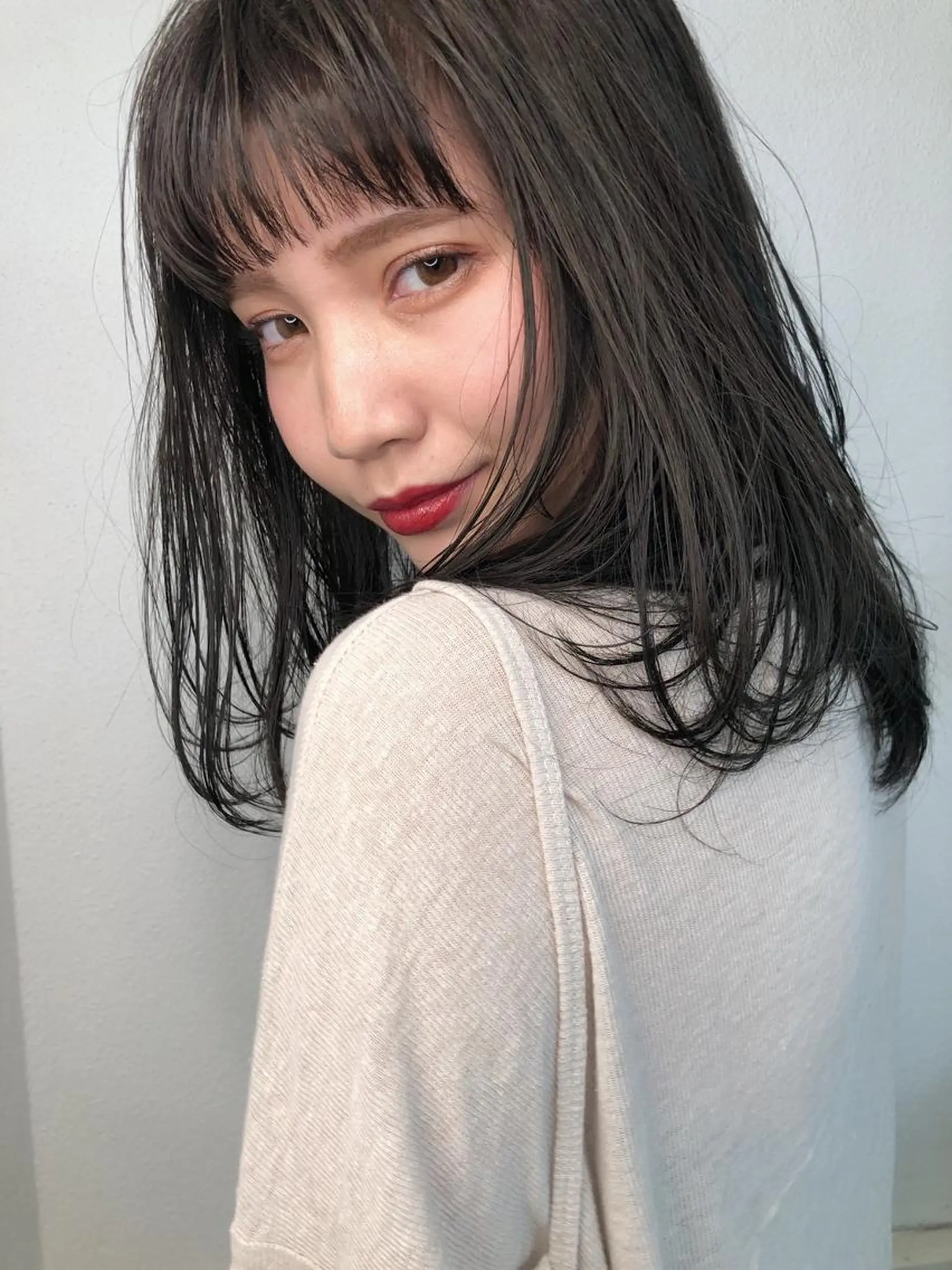 カラー ミディアム JILL by GiseL/天神のヘアスタイル