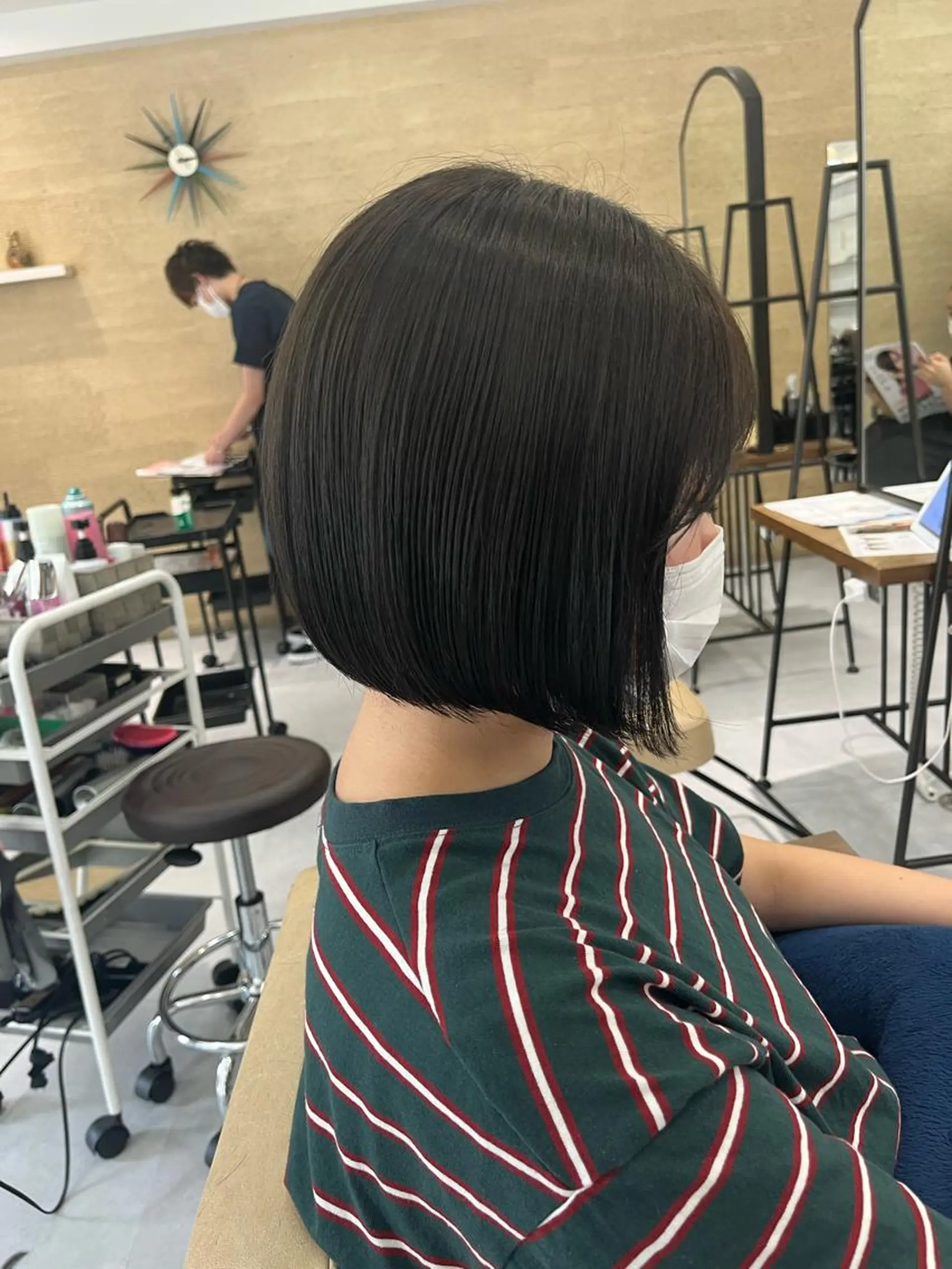 ショート 縮毛矯正/髪質改善 斉藤春のヘアスタイル