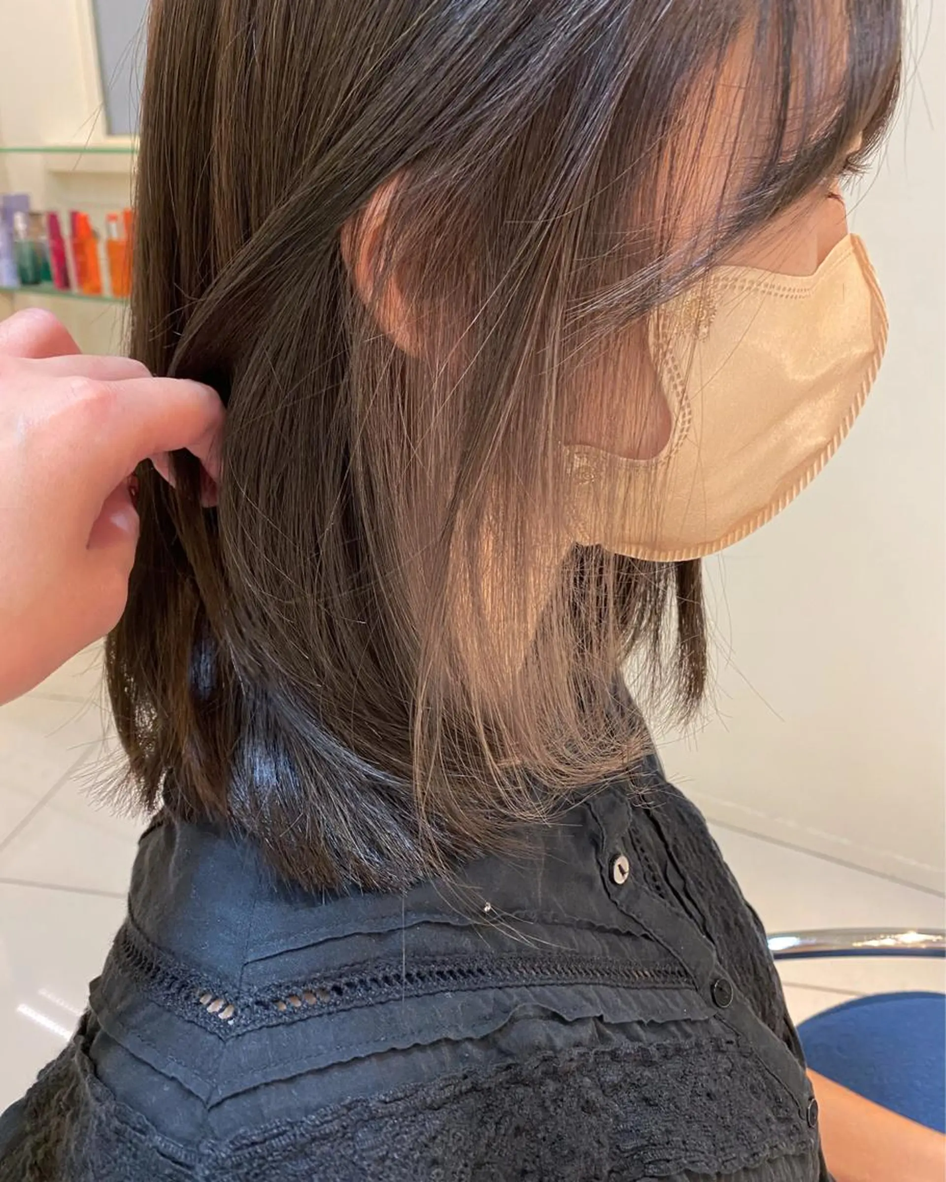 ミディアム ヘアカラー sea's所属・ヒラカホ/矢場町/ ブリーチ/似合わせのヘアスタイル