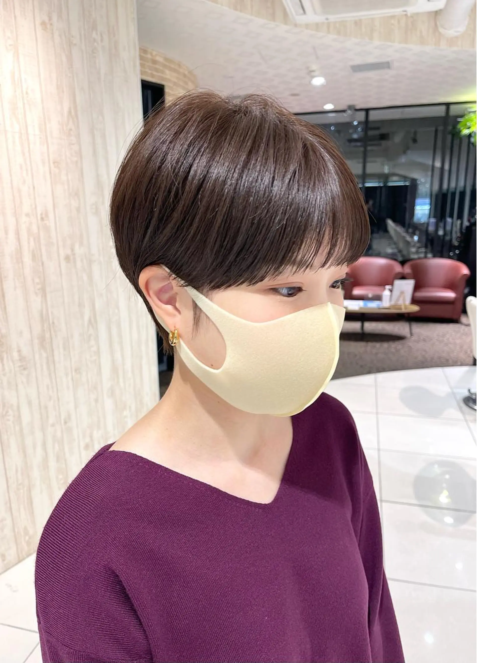 ショート ショートボブ ハンサムショート 丸みショート ボブ ショートヘア 荻窪/ショートヘア✨ ショートボブ長松大哉のヘアスタイル