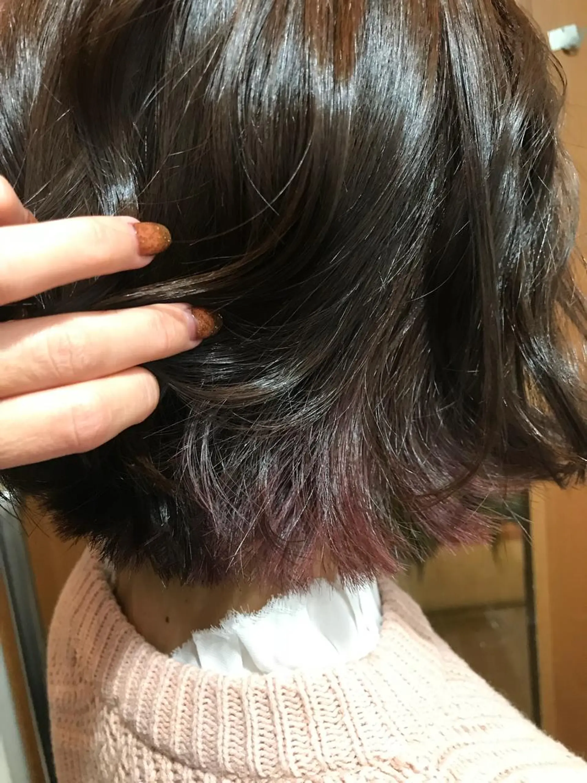 ミディアム カット ヘアカラー トリートメント 山本 みきのヘアスタイル