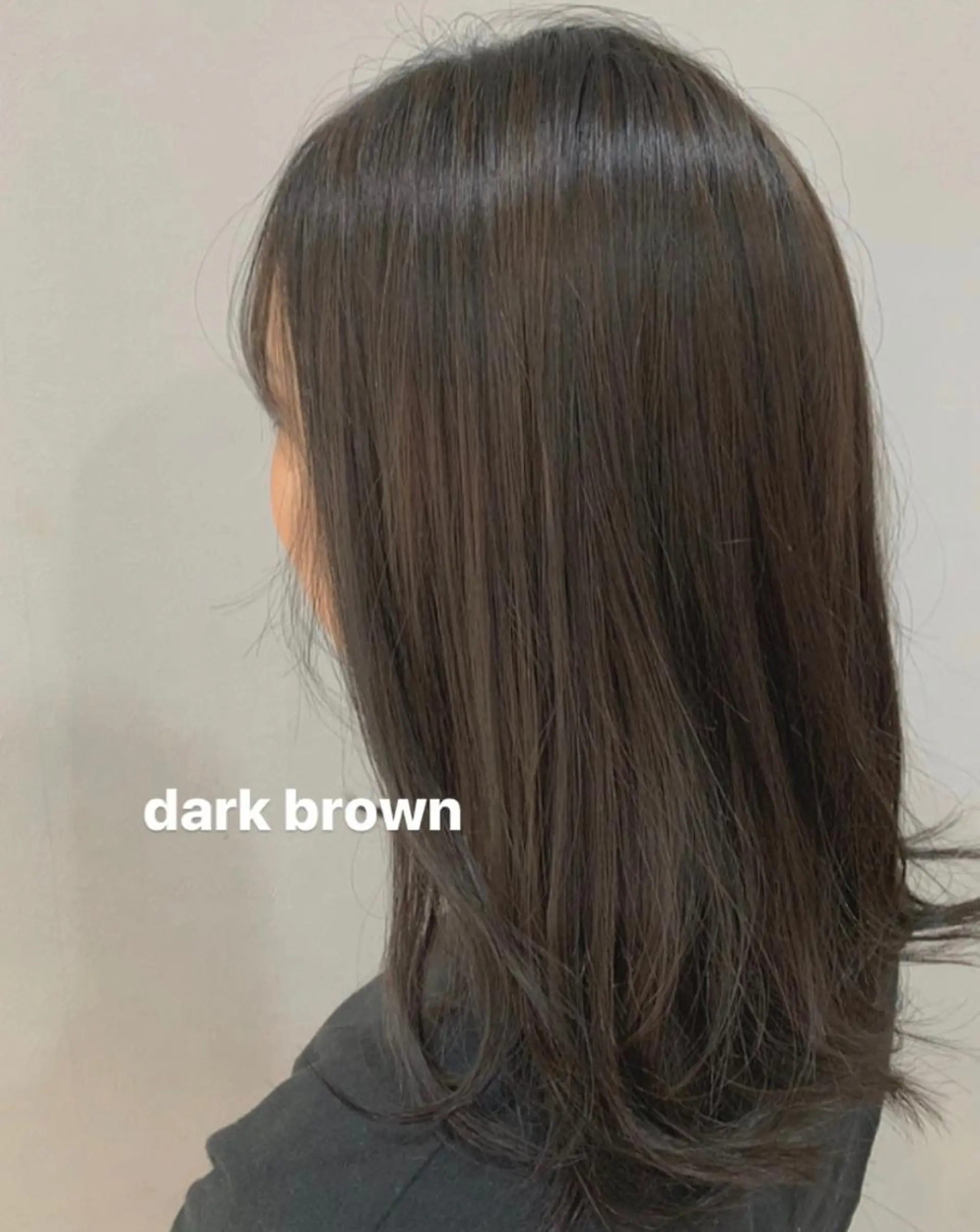 セミロング カラー 白髪女性専門店竹内 涼乃のヘアスタイル