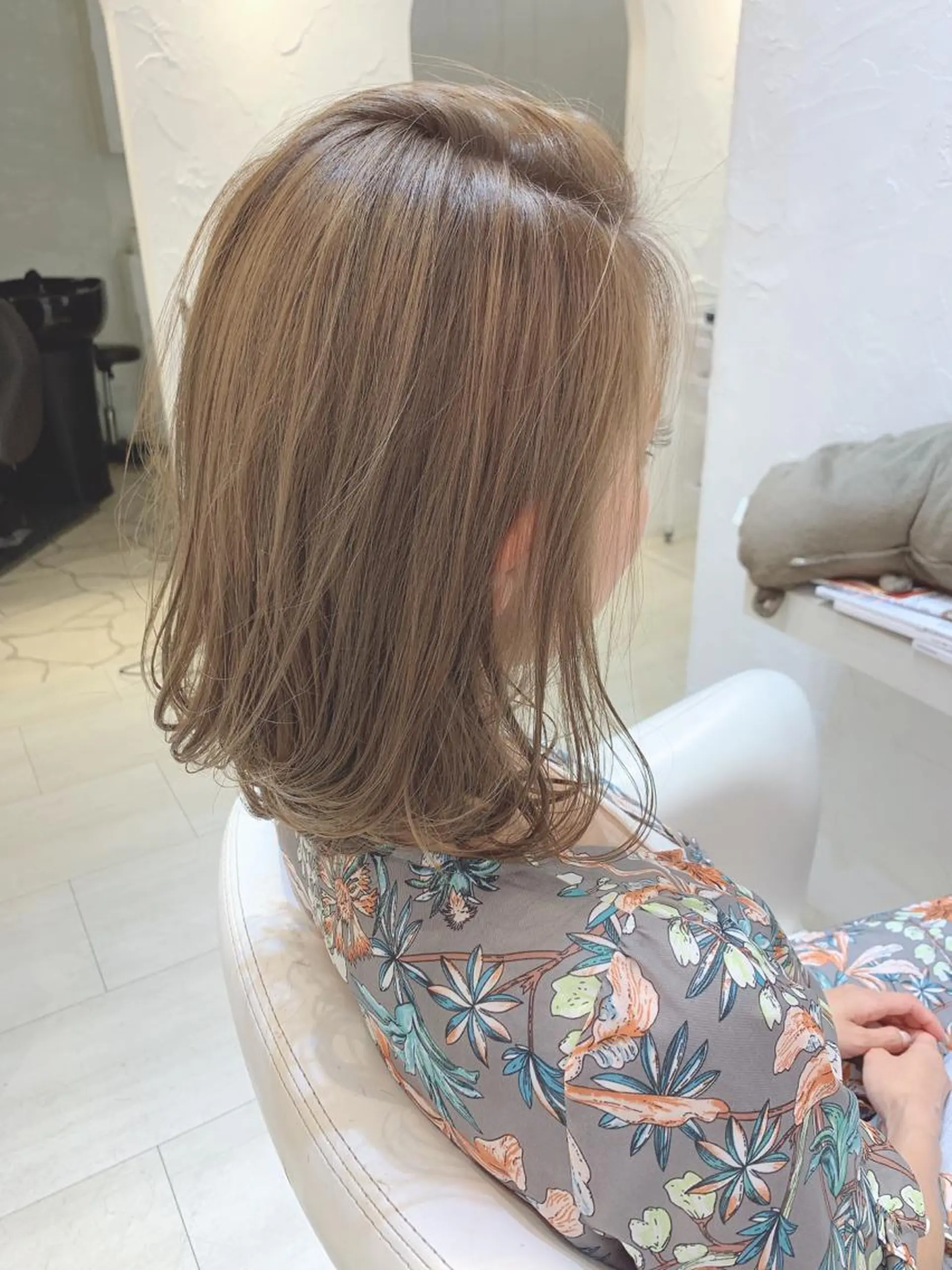 ミディアム カラー ヘアカラー ヘッドスパ 中目黒✂︎店長✂︎ TOMOHIROのヘアスタイル