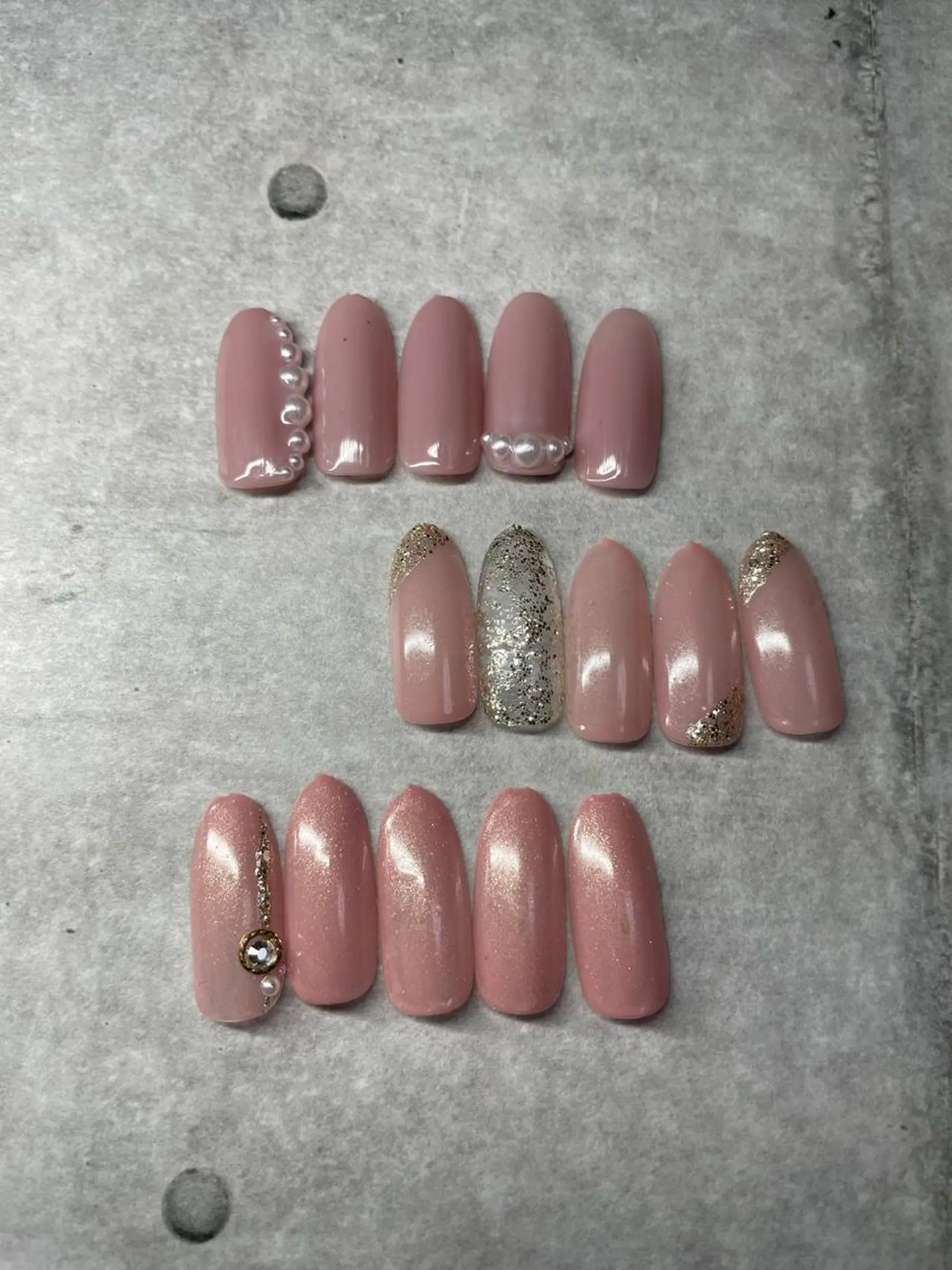 ネイル フレンチネイル ラメ(グリッター) ラメグラデーション オフィスネイル シンプルネイル NAILSALON KOHAKUのネイルデザイン