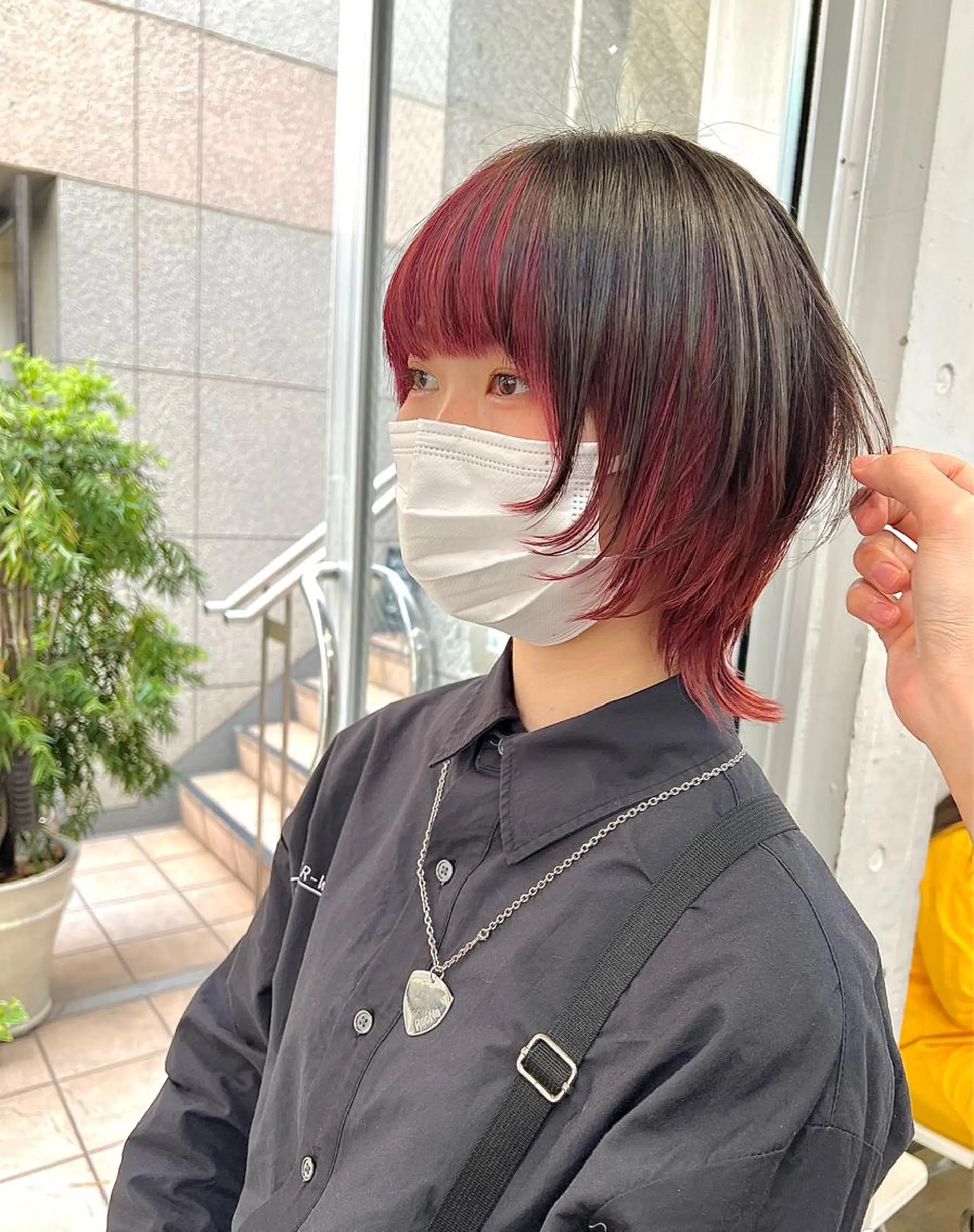 ショート カラー ヘアアレンジ カット ヘアカラー トリートメント ヘアセット 🐺ウルフの神🐺 /カラー/けいすけのヘアスタイル