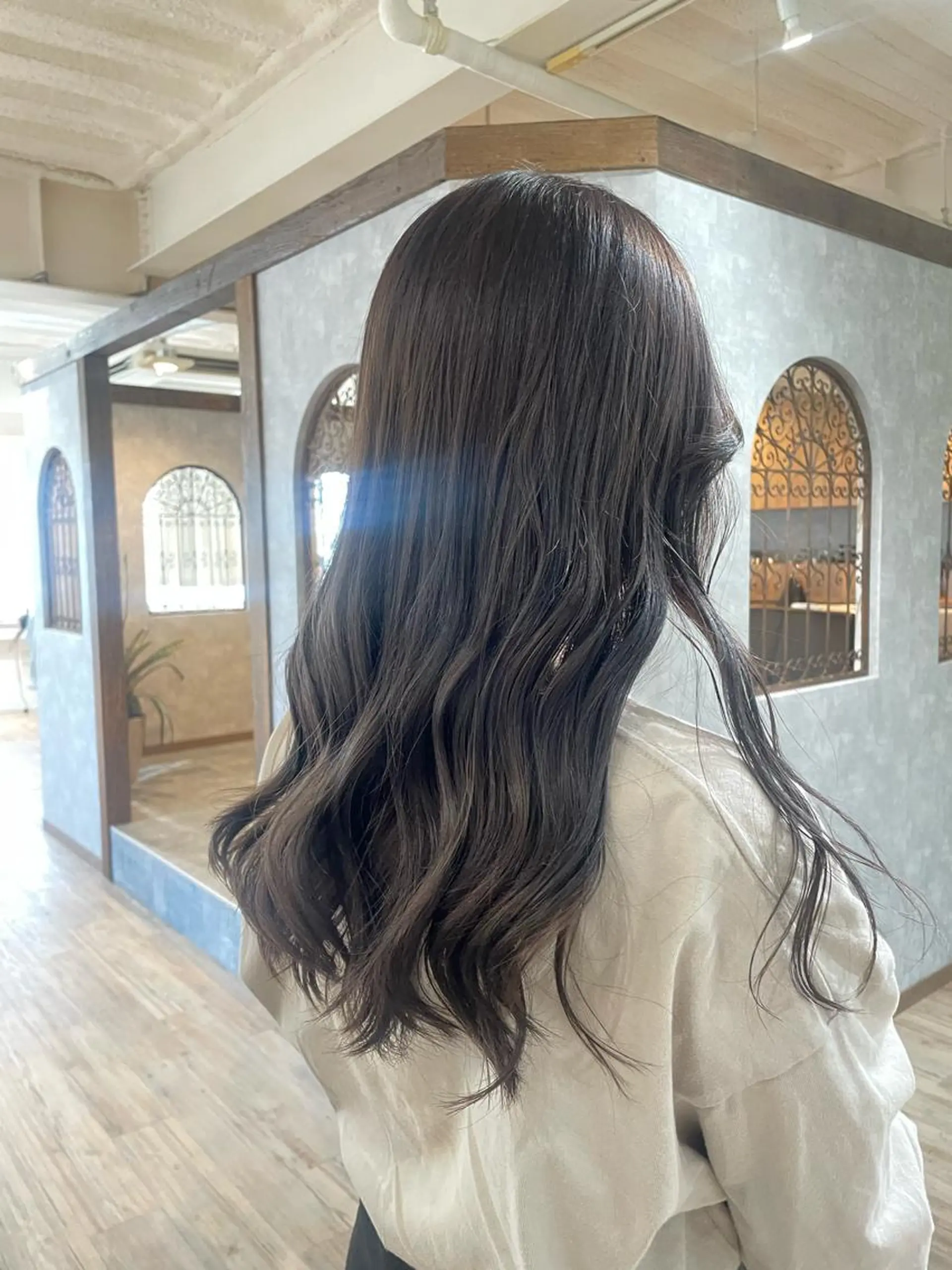 ミディアム カラー ブリーチ ダブルカラー ブリーチなしカラー Re.ly所属・Ly🎀 Ricoのヘアスタイル