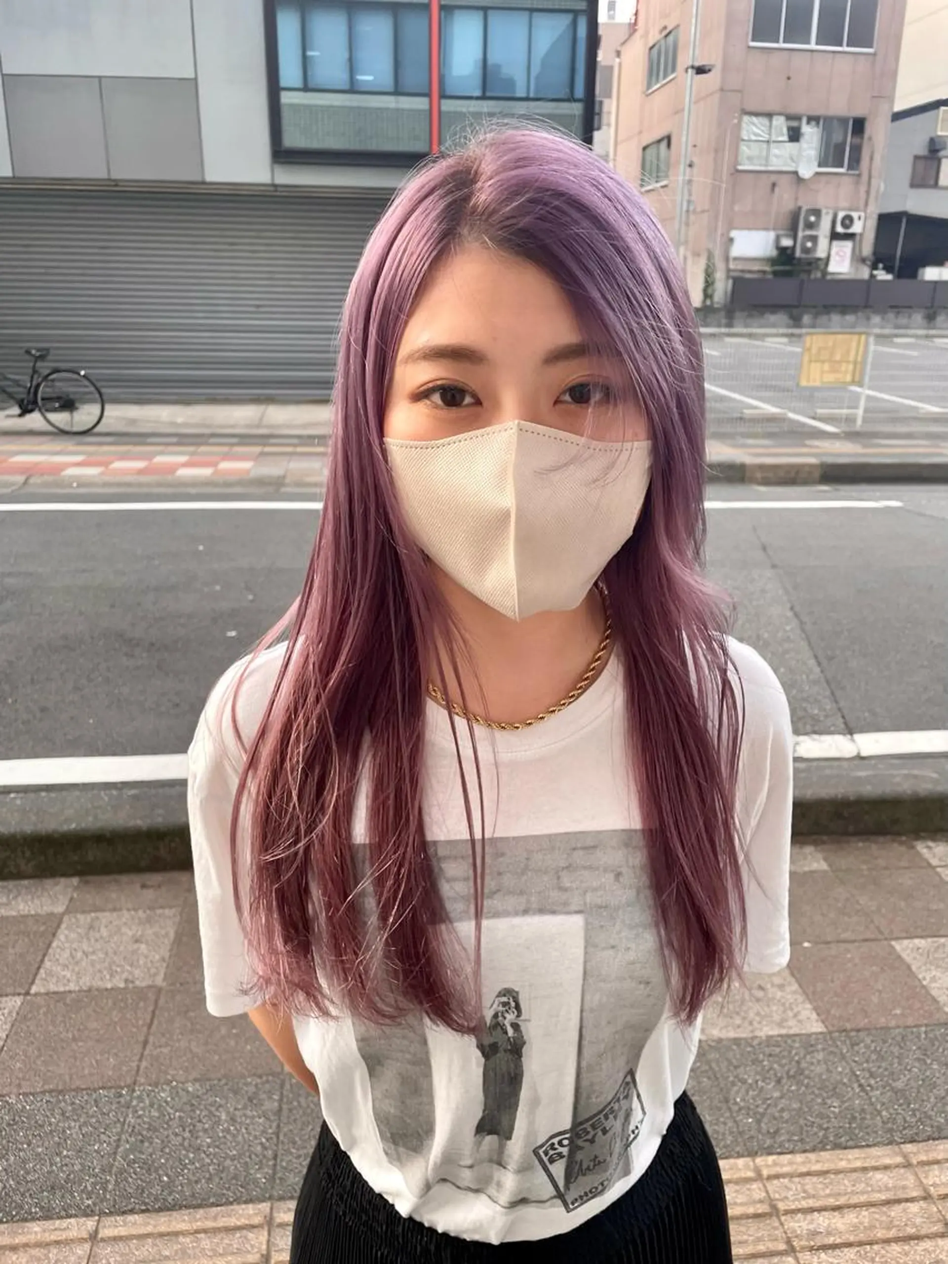 セミロング カラー カット ヘアカラー 小関 仁晴のヘアスタイル