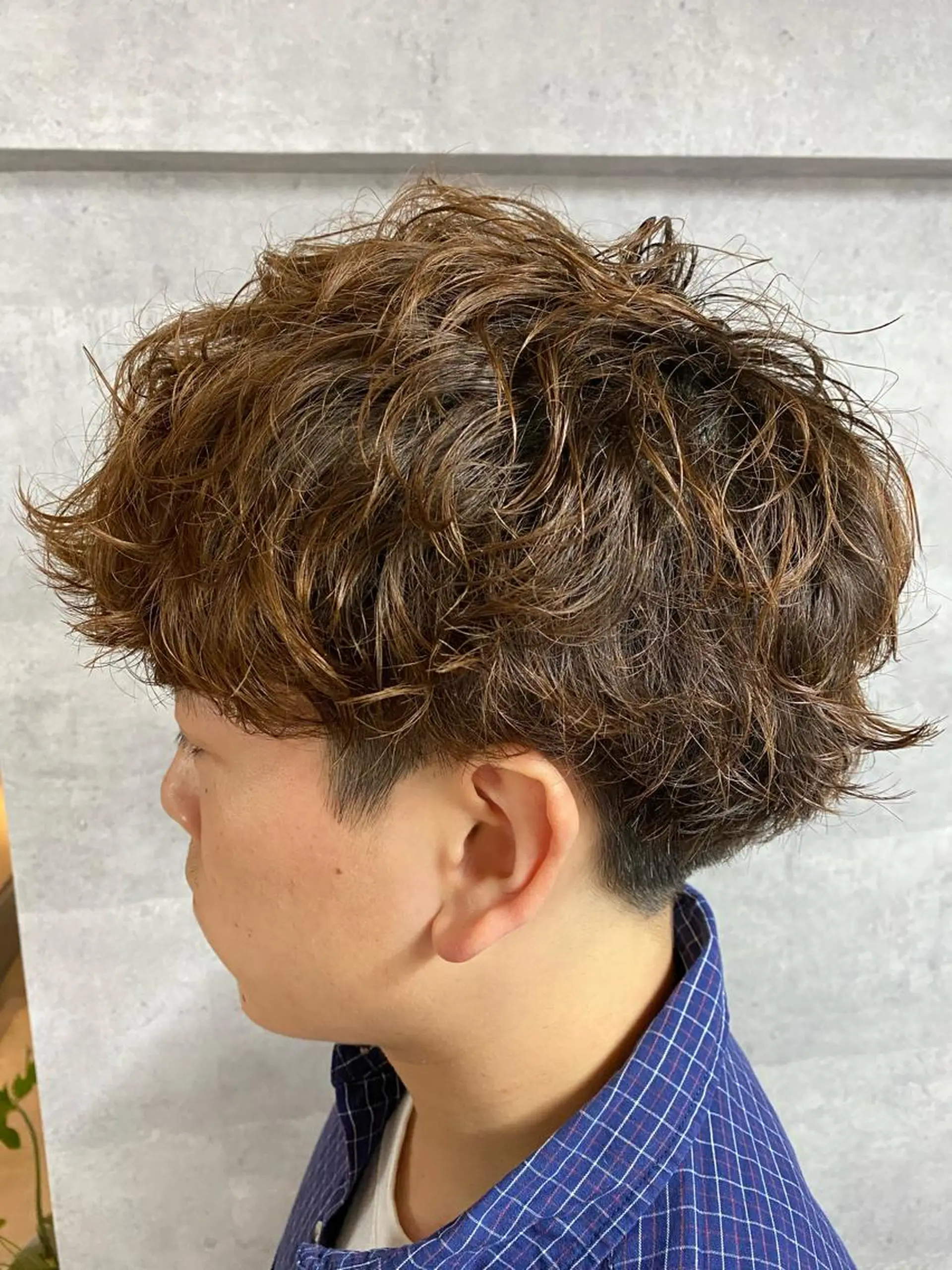 ショート パーマ カット ヘアカラー パーマ トリートメント ヘッドスパ 久保亮太 /大人ショートのヘアスタイル