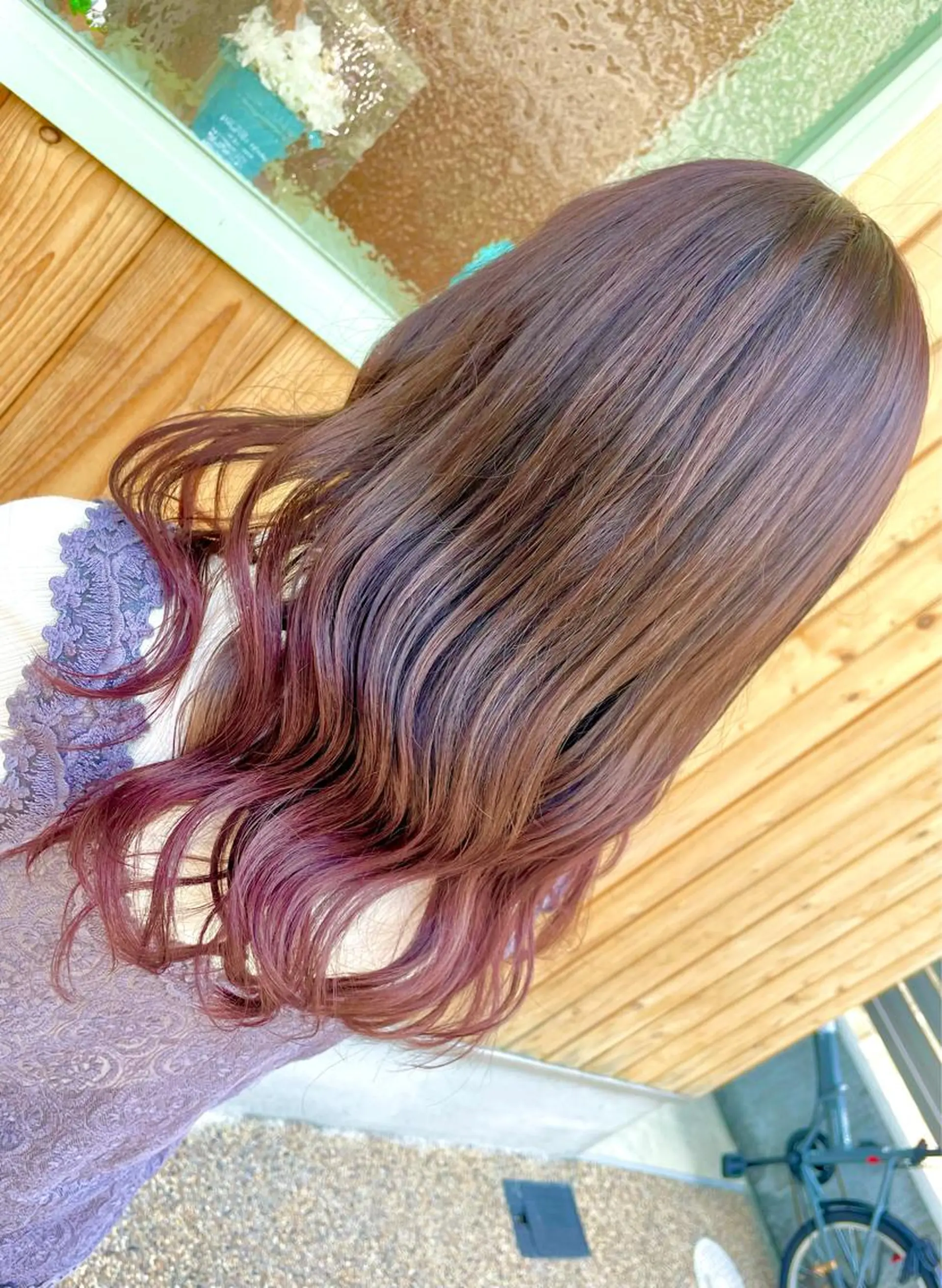 ロング カラー グラデーションカラー ACTION心斎橋店 Lisaのヘアスタイル