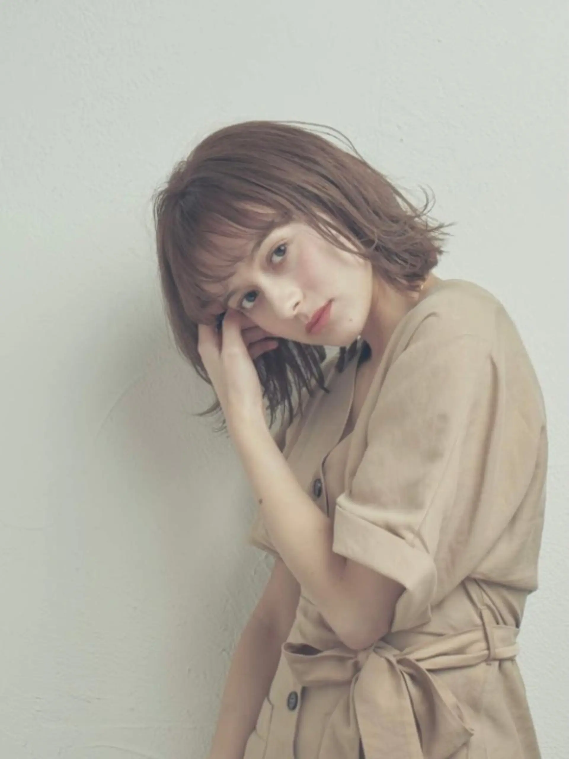ミディアム カット ヘアカラー トリートメント 🌼たけや みのり🌿のヘアスタイル