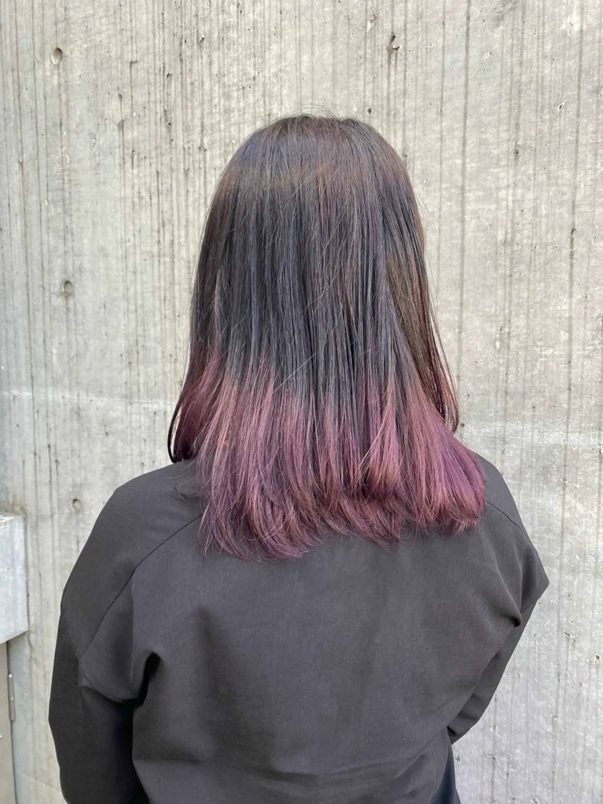 セミロング カラー ブリーチ グラデーションカラー ヘアカラー 艶カラー/耳つぼ/ 渡辺奈緒のその他イメージ