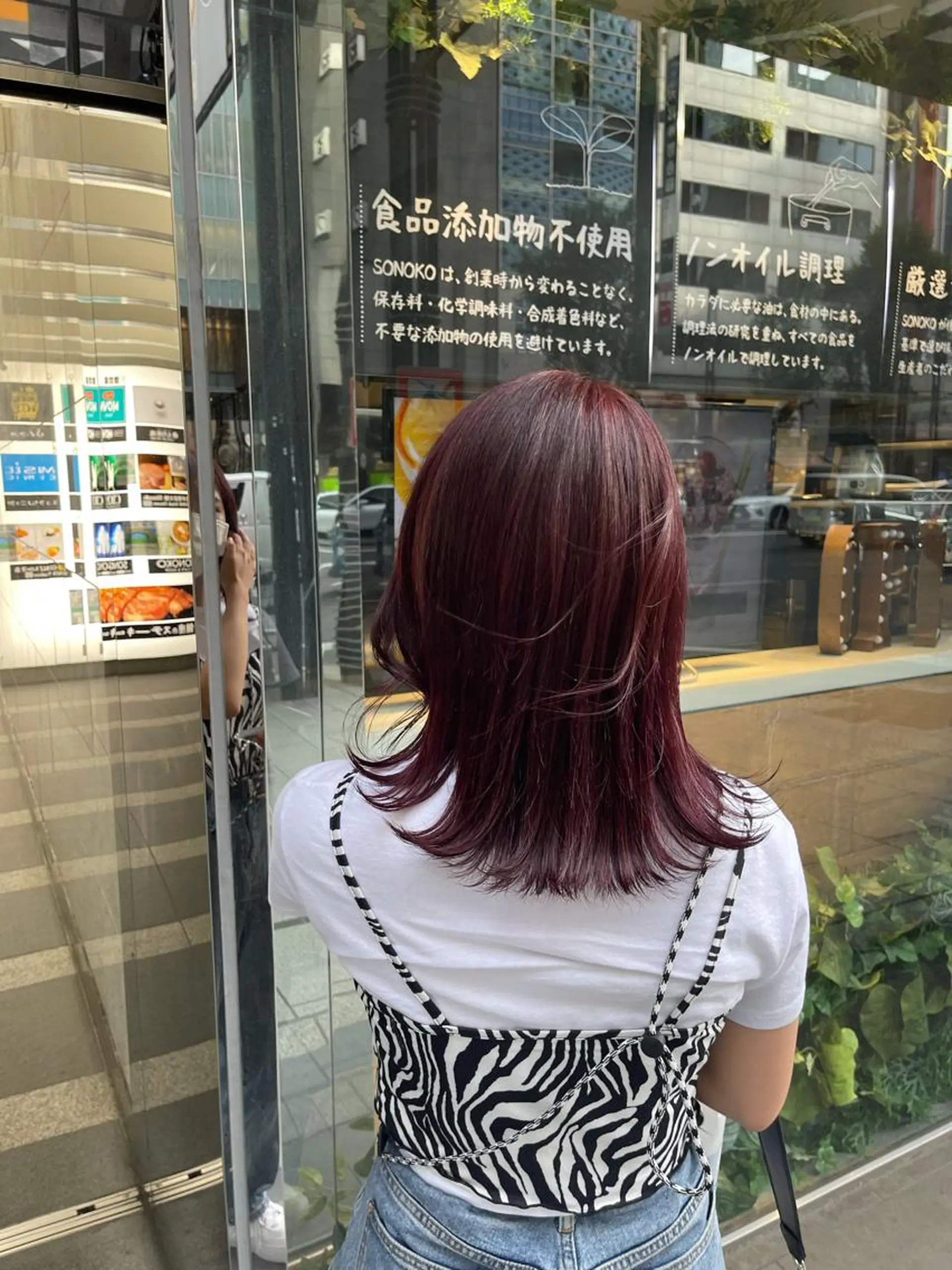 カラー TENSHO 原宿　ハイトーンのヘアスタイル