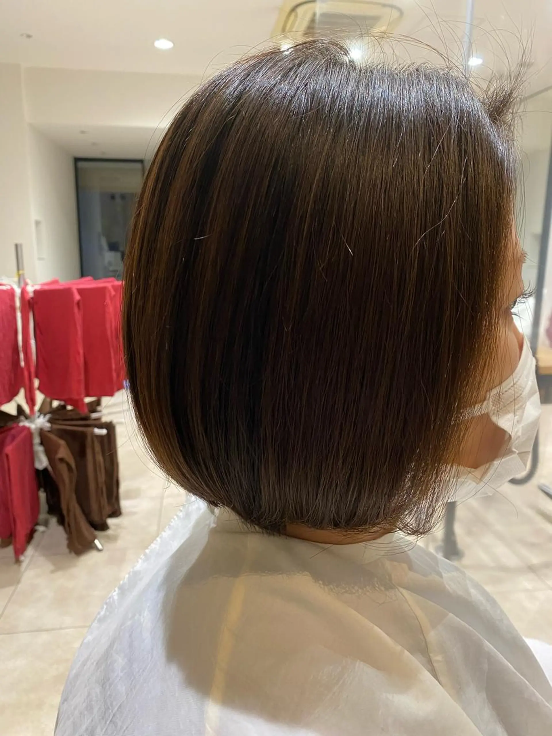 ショート カット タナカ レイヤのヘアスタイル