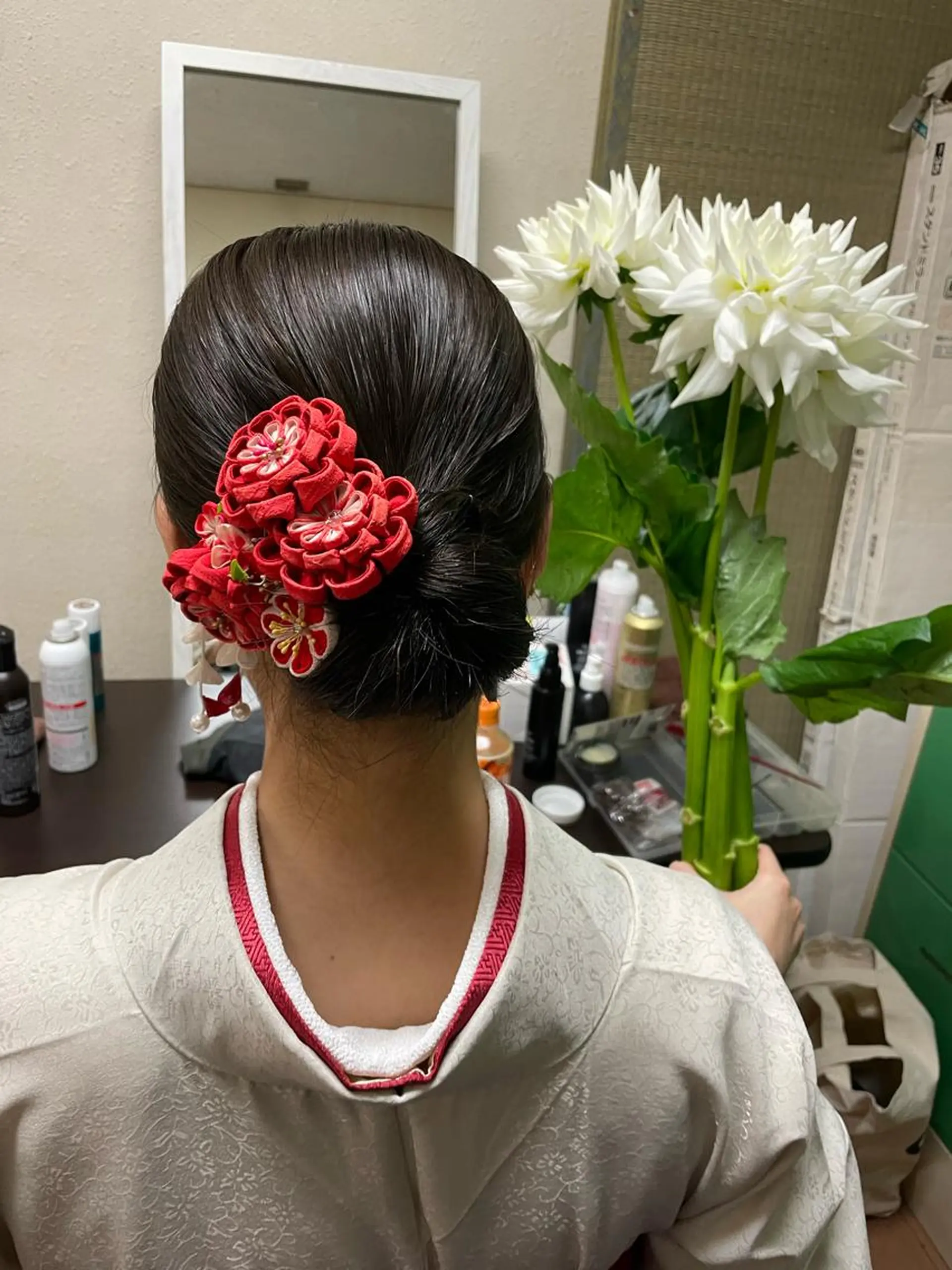 ロング ヘアアレンジ 着物ヘア 💐レイヤー/透明感 カラー💐智口彩香のヘアスタイル