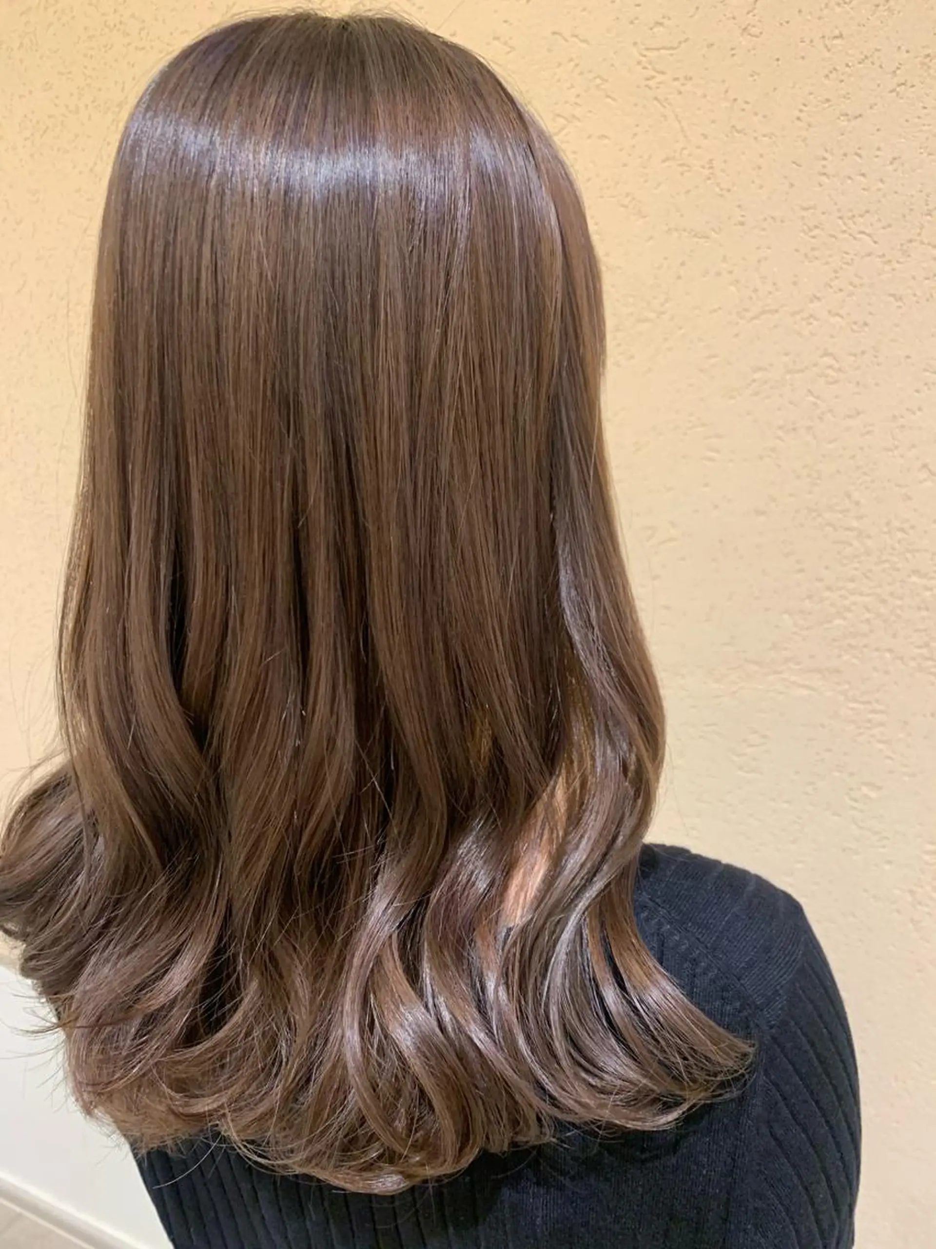 セミロング カラー シャドールーツ美容師 篠原康太のヘアスタイル