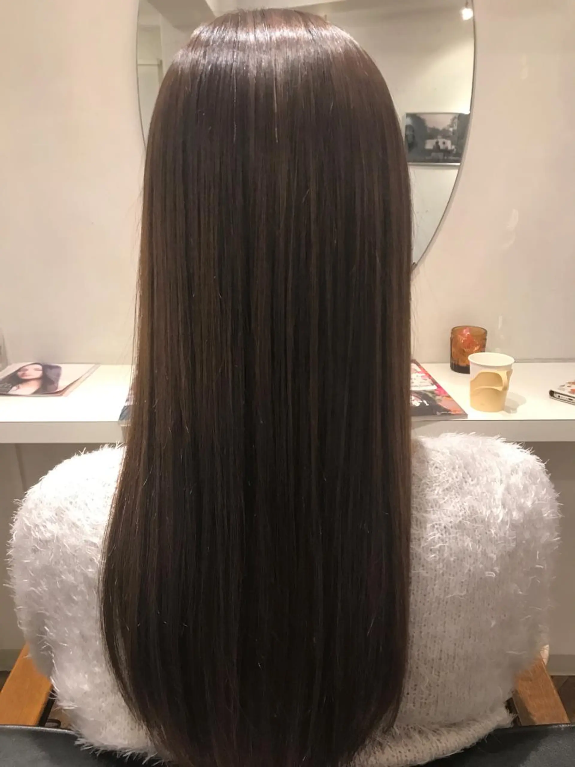 セミロング カラー パーマ ヘアアレンジ 髪質改善 縮毛矯正 ストレートパーマ 代官山/恵比寿所属・髪質改善/縮毛矯正 専門　代官山/恵比寿のヘアスタイル
