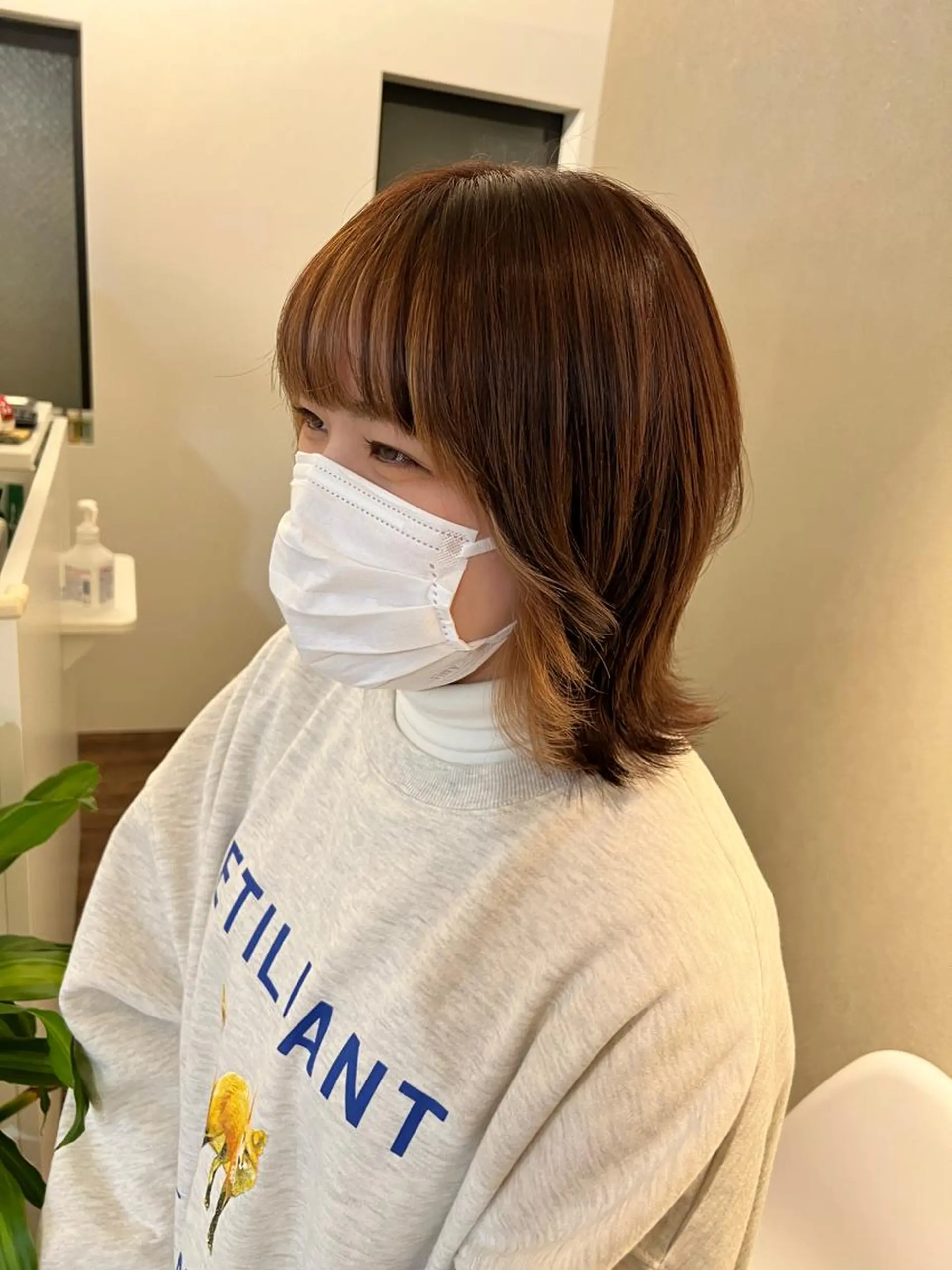 ミディアム カラー sherry所属・髪質再整color 🤎cut🤎ぐっちのヘアスタイル