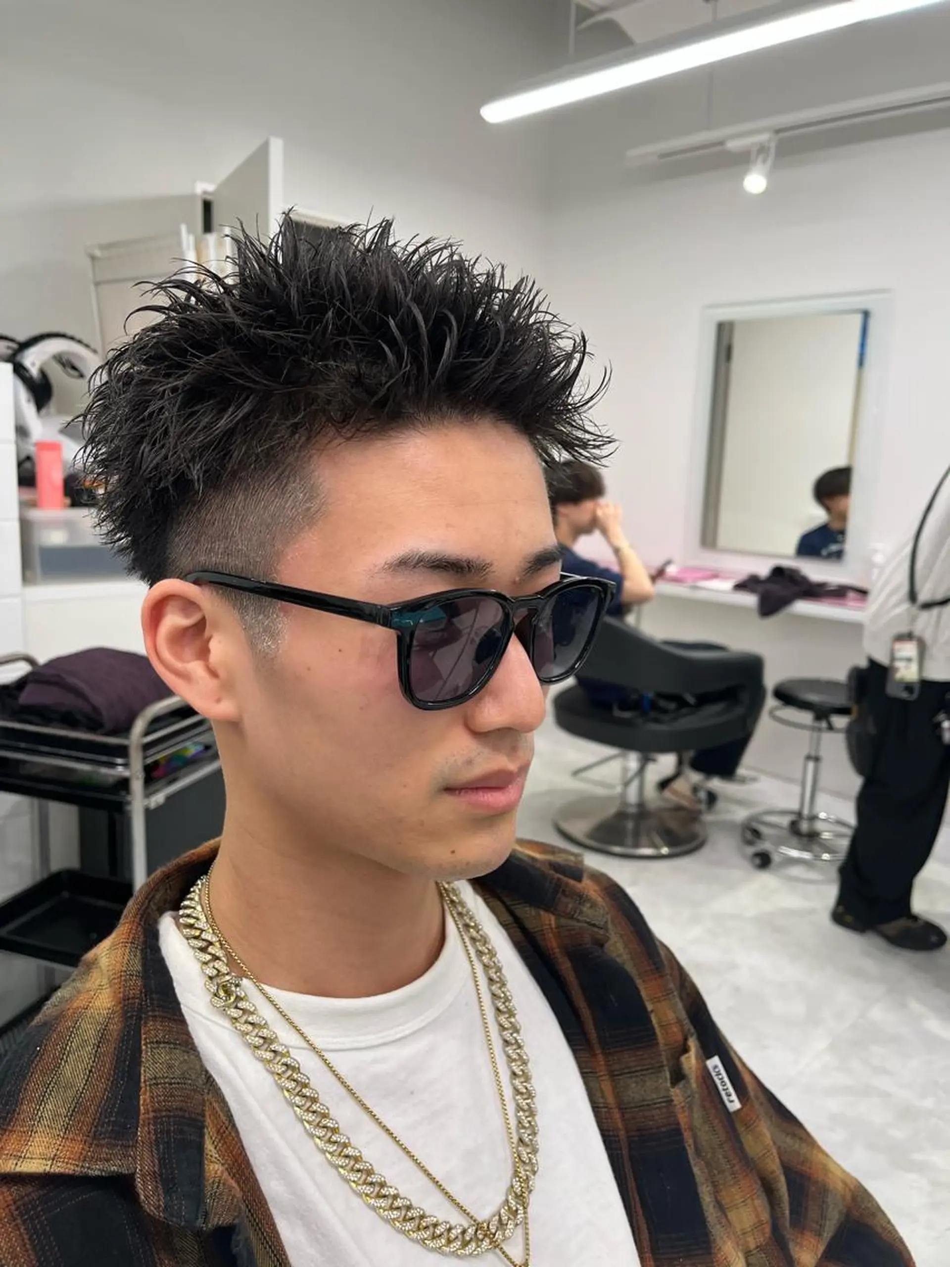 ショート パーマ メンズ メンズパーマ ニュアンスパーマ パーマ 🔥メンズカット＋パ ーマ🔥菊池一真のヘアスタイル