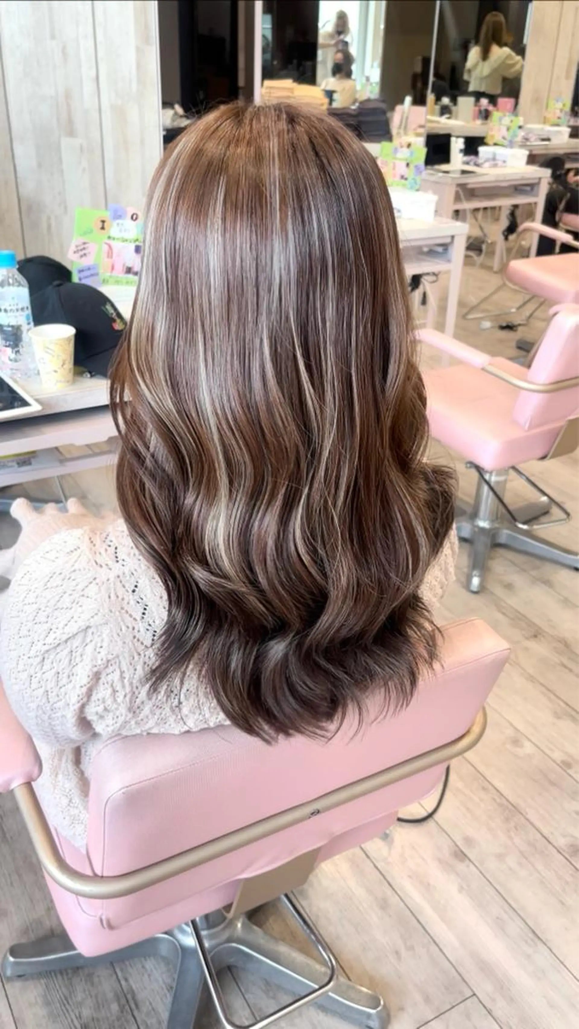セミロング カラー 高島大登/顔周り /ミルクティーのヘアスタイル