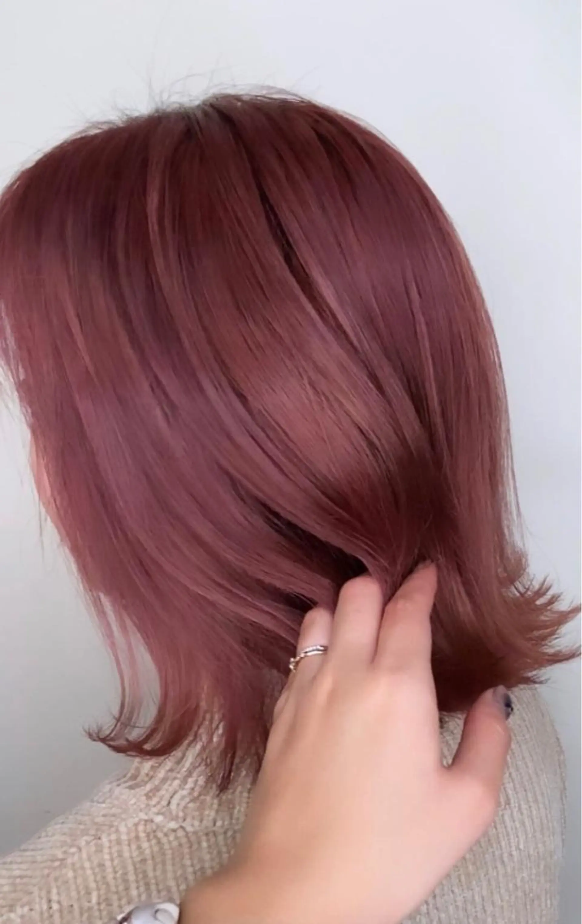 ショート カラー ヘアアレンジ ピンクカラー ヘアカラー トリートメント まつげと美容室/ 個室/瀬戸 一菜のヘアスタイル