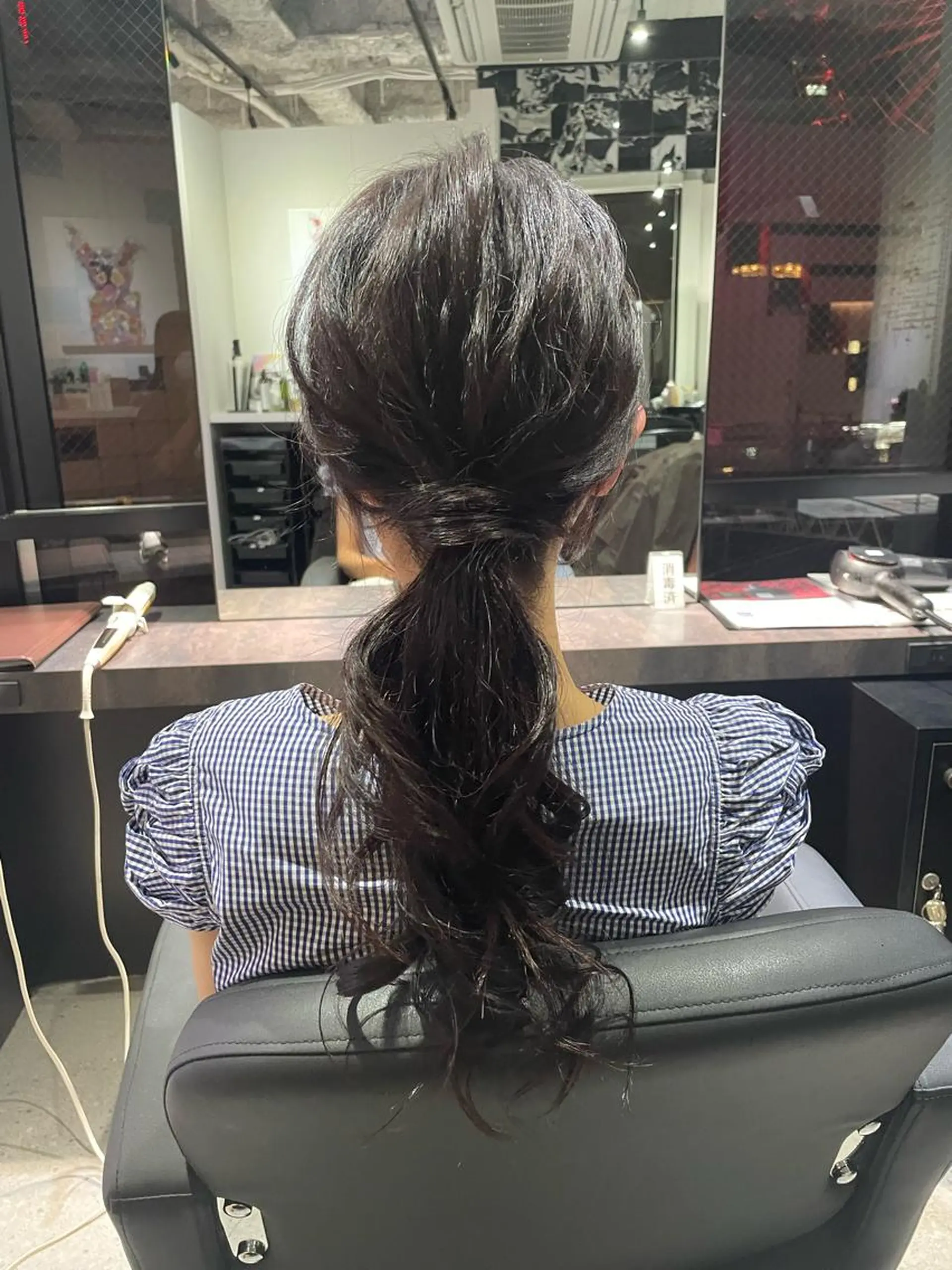 ロング カラー ヘアアレンジ 簡単アレンジ ヘアセット One By The Ect所属・ショート/脱白髪染め ☆宇﨑悠実のヘアスタイル