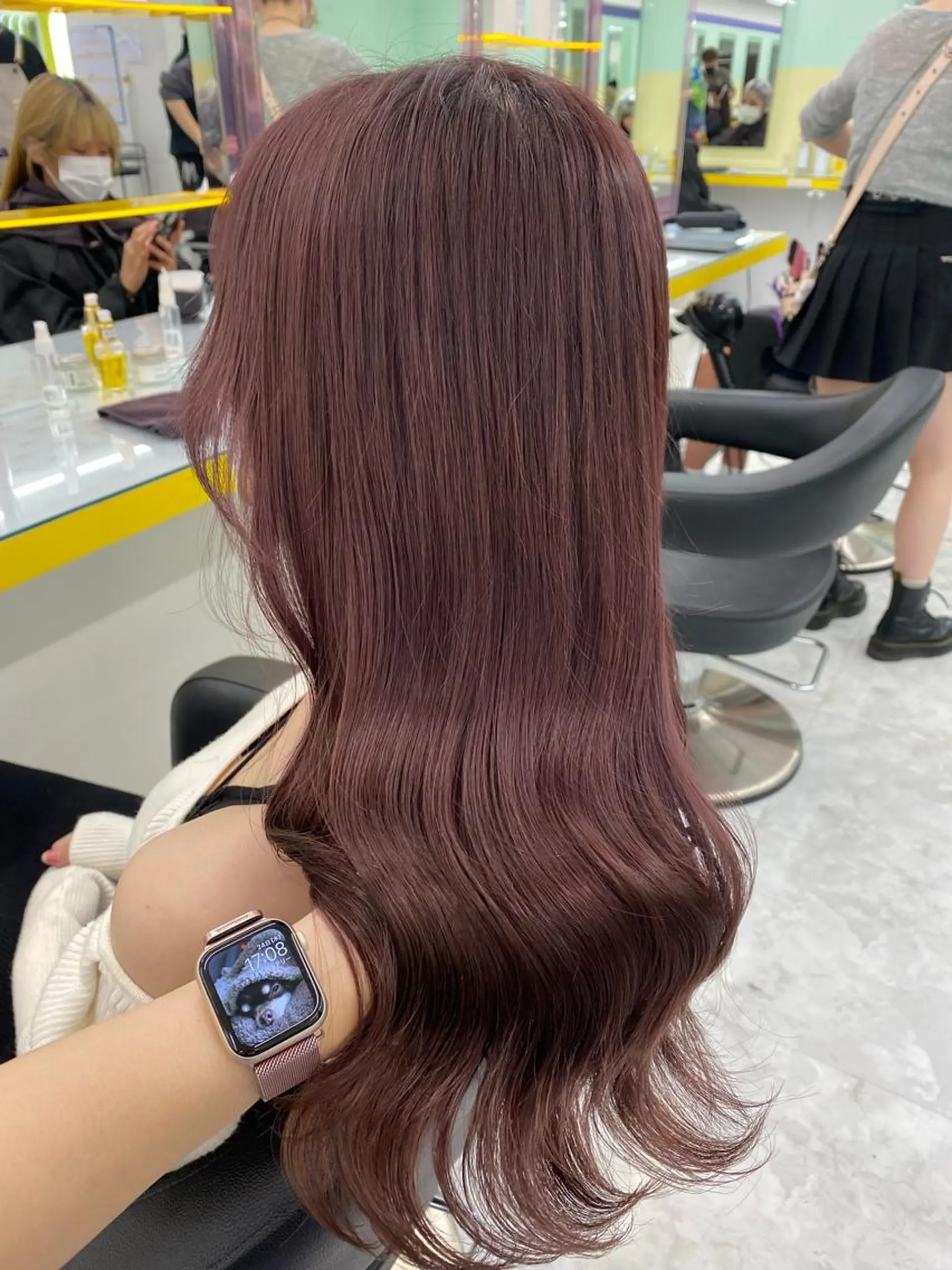 セミロング カラー パーマ ヘアアレンジ メンズ キッズ ネイル マツエク・マツパ アイブロウ ブラウンカラー ラベンダーカラー ラベンダーブラウン ピンクカラー ピンクブラウン ヘアカラー トリートメント ヘッドスパ ヘアセット linette所属・🐩推し活🐩 FUTABA🍒のヘアスタイル
