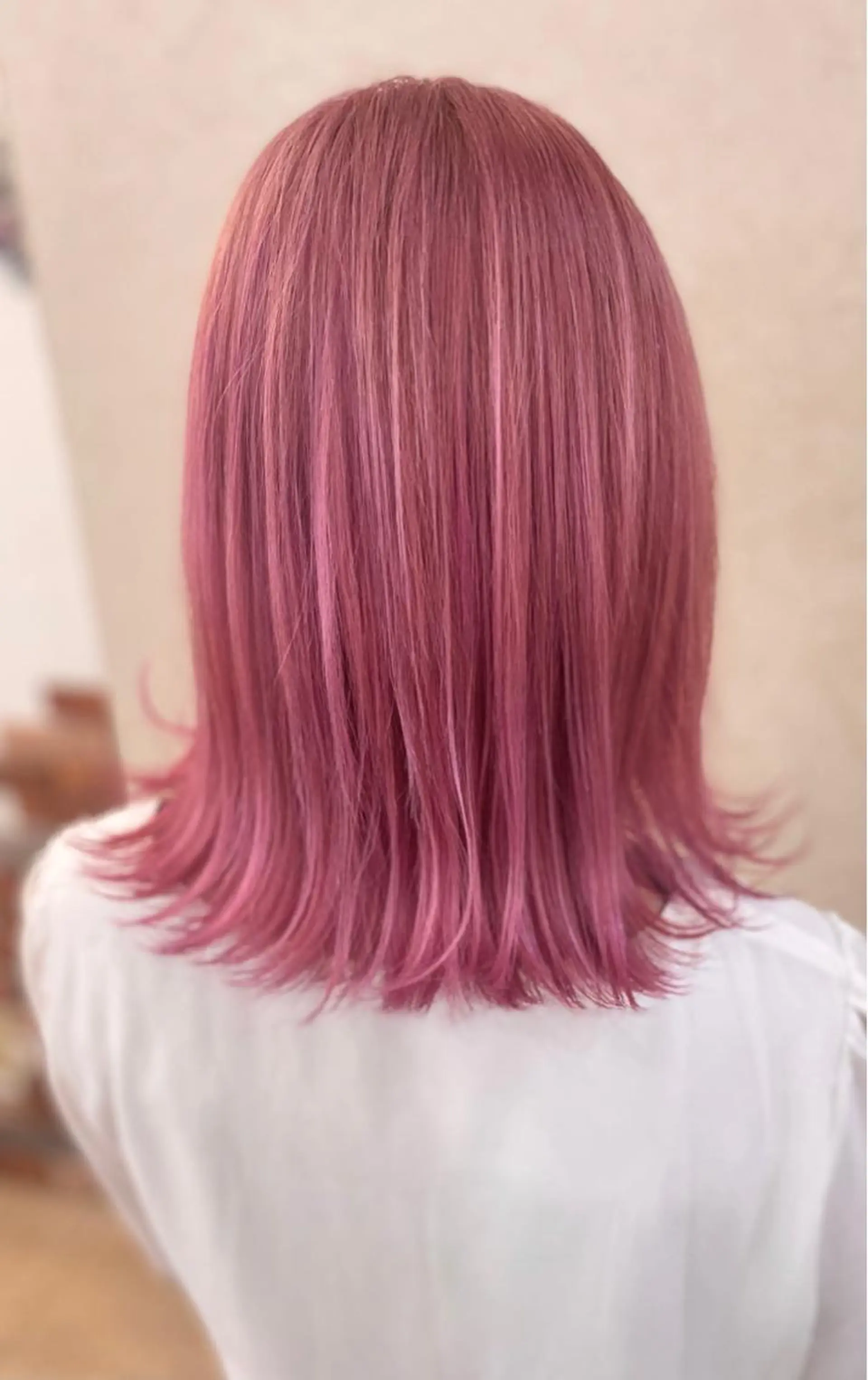 ミディアム カラー アッシュ ピンクカラー ピンクアッシュ 最高峰の技術力☆ 樋口健人のヘアスタイル