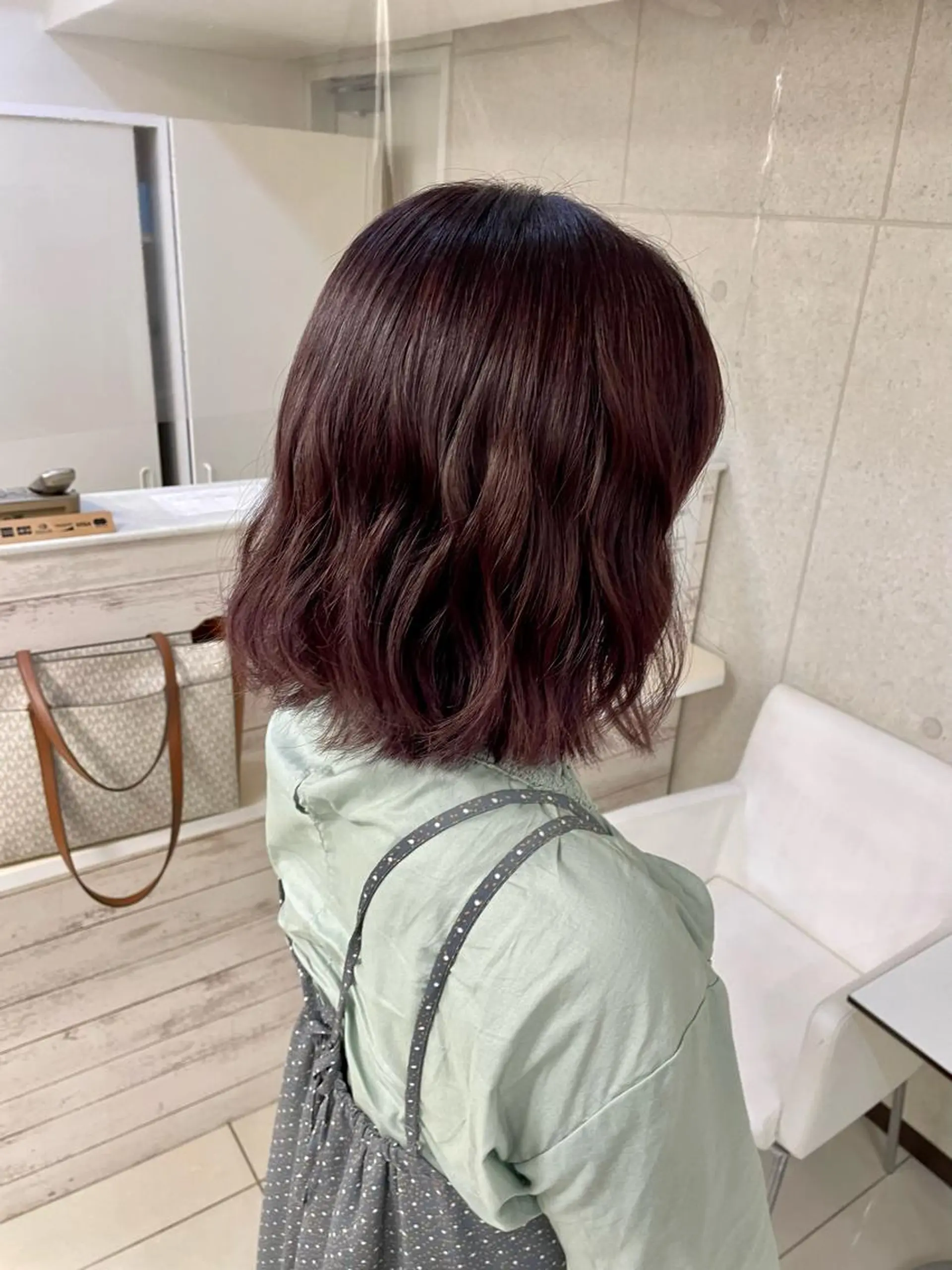 ミディアム カラー 簡単スタイリングヘア 💫ﾖｺﾊｼのヘアスタイル