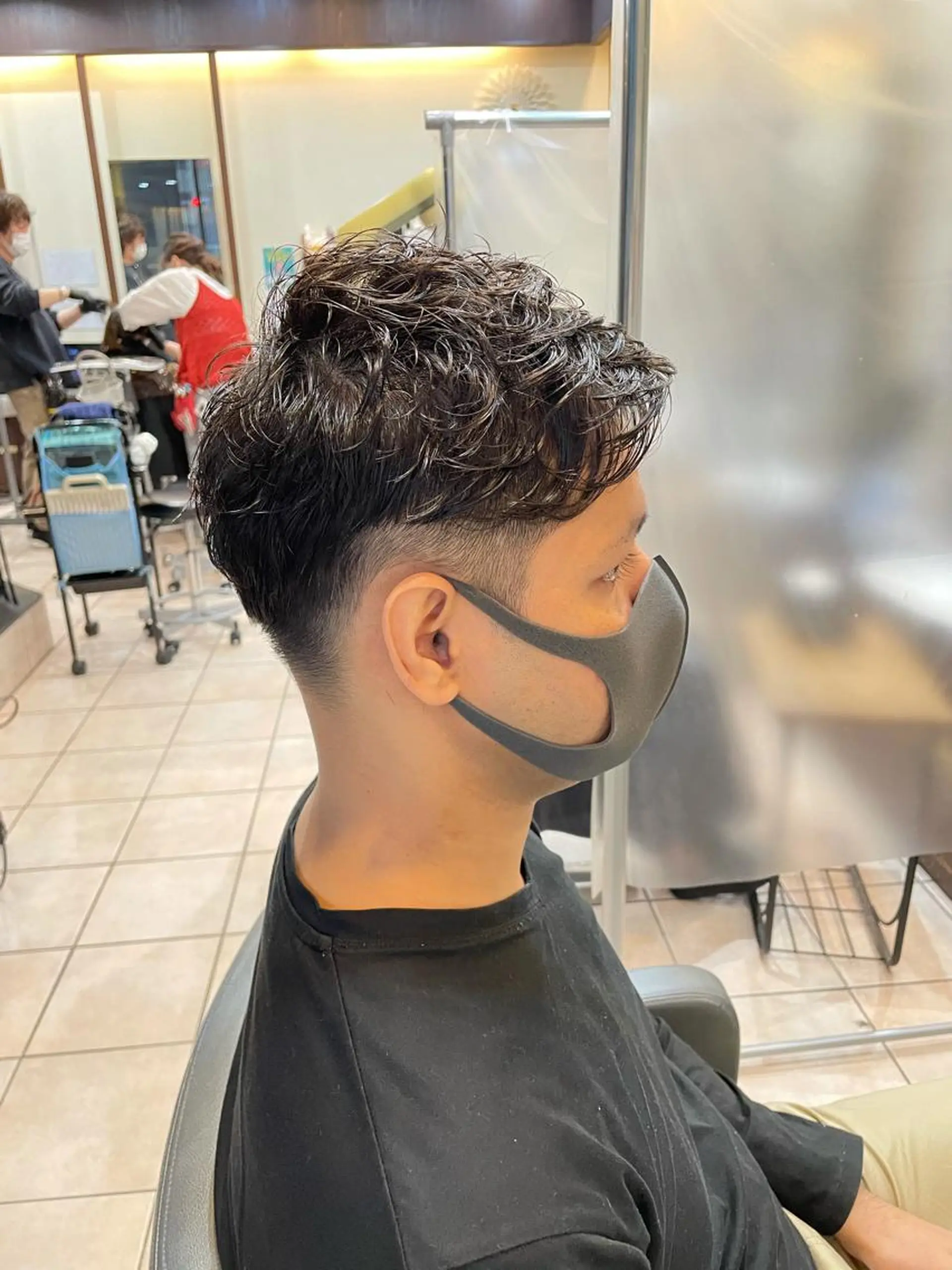 メンズ メンズパーマ カット パーマ FRAME ASUKAのヘアスタイル