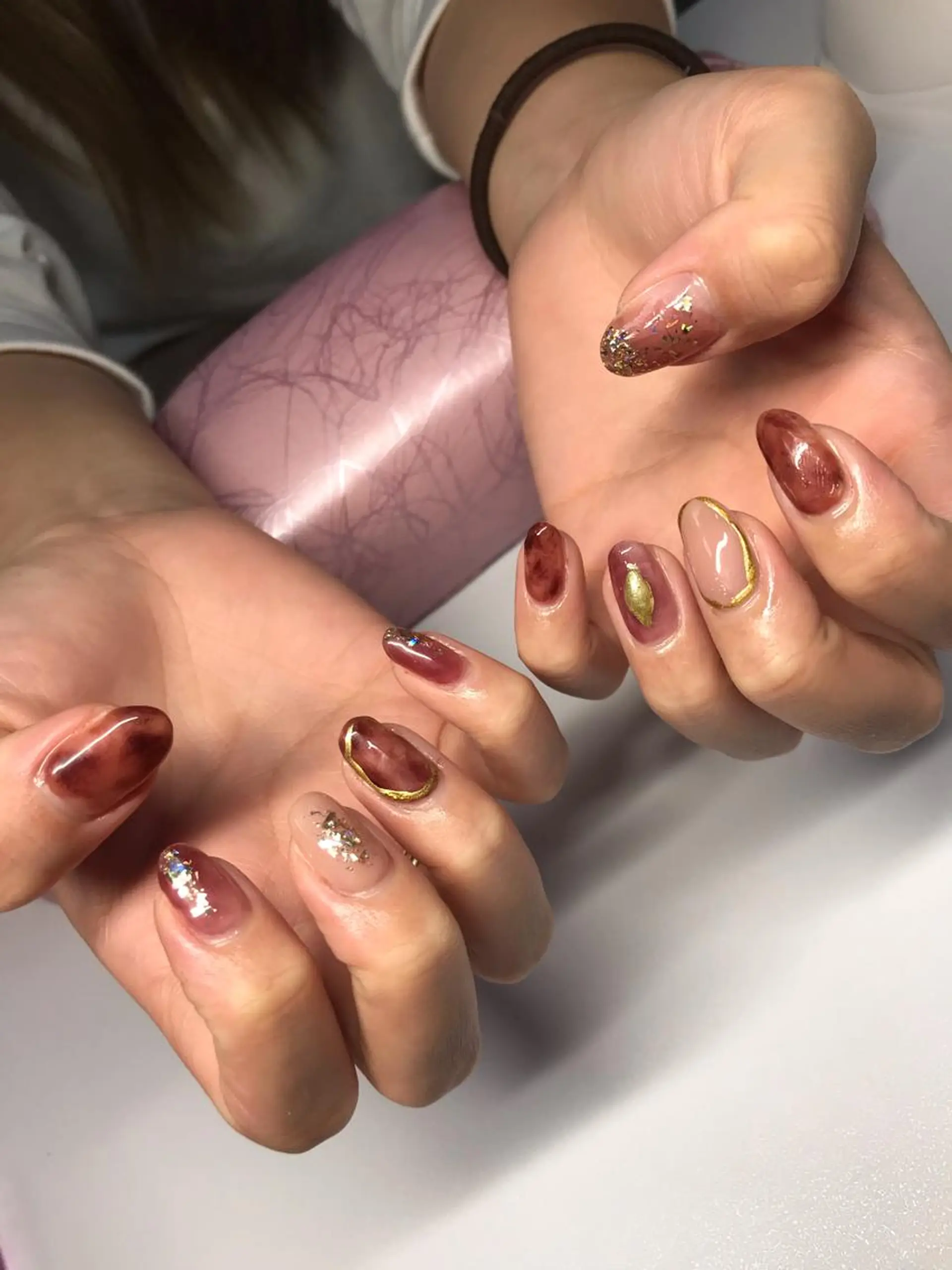 ネイル ニュアンスネイル ハンドネイル nail salon "a"のネイルデザイン