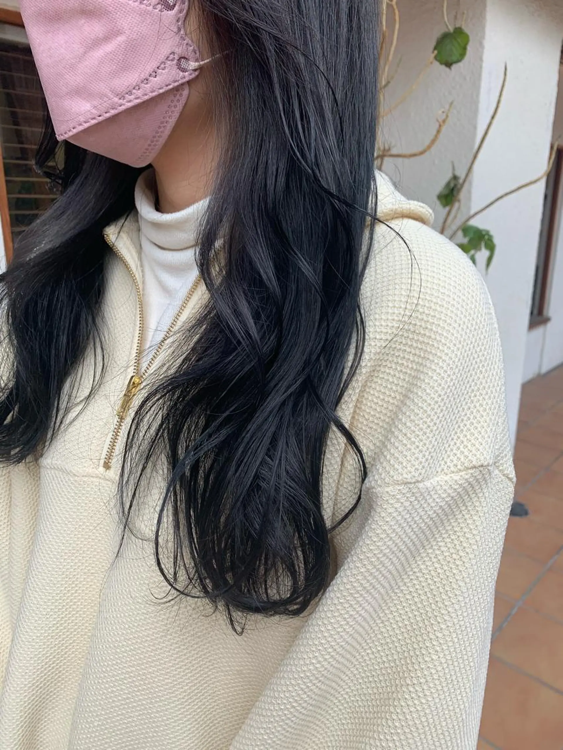 ロング カラー カット ヘアカラー トリートメント 中津/柔らかカラー/ ナガオ　イズミのヘアスタイル