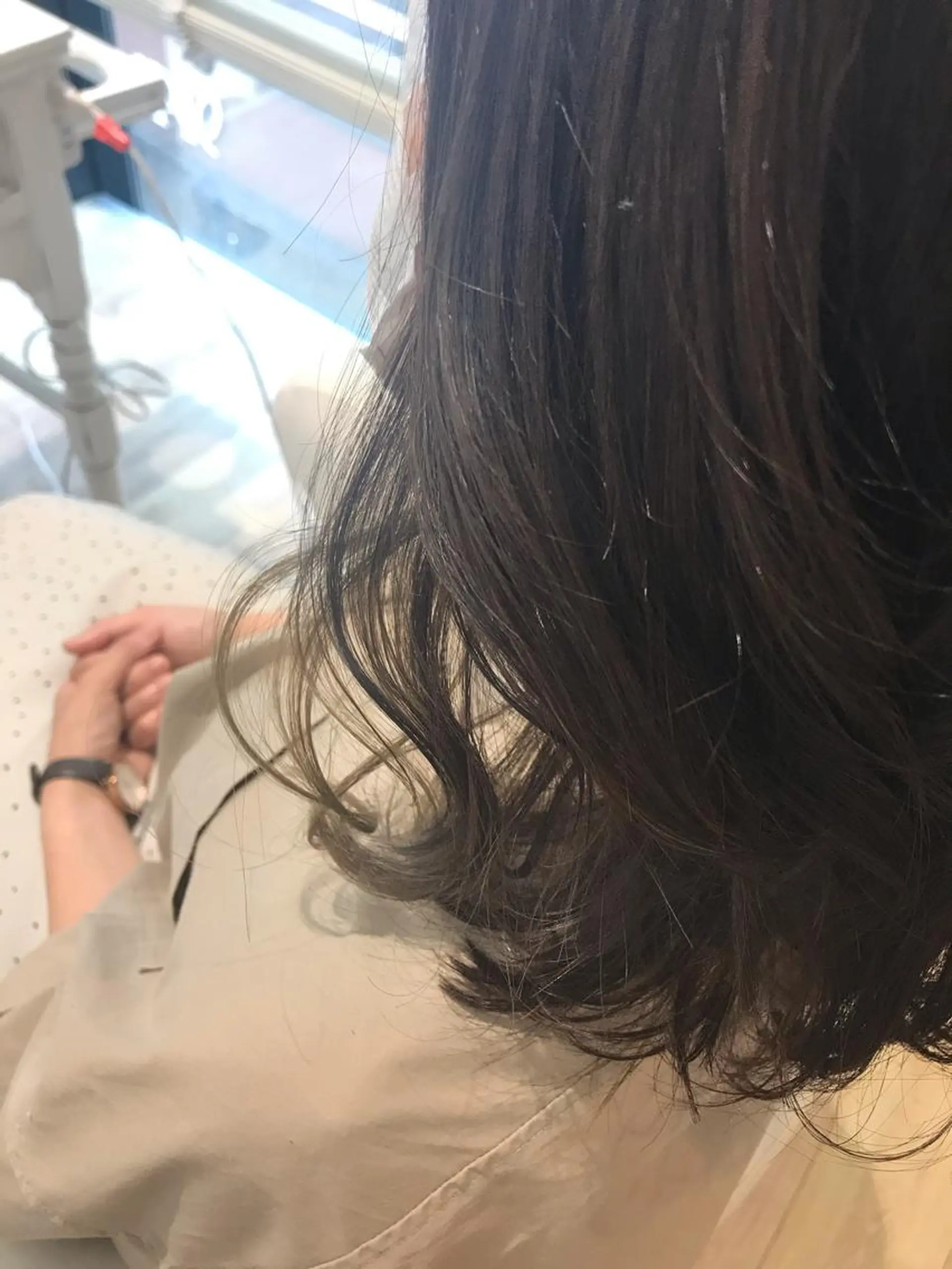 ミディアム カラー 🥛洒落髪小顔cut なら龍崎🥛のヘアスタイル