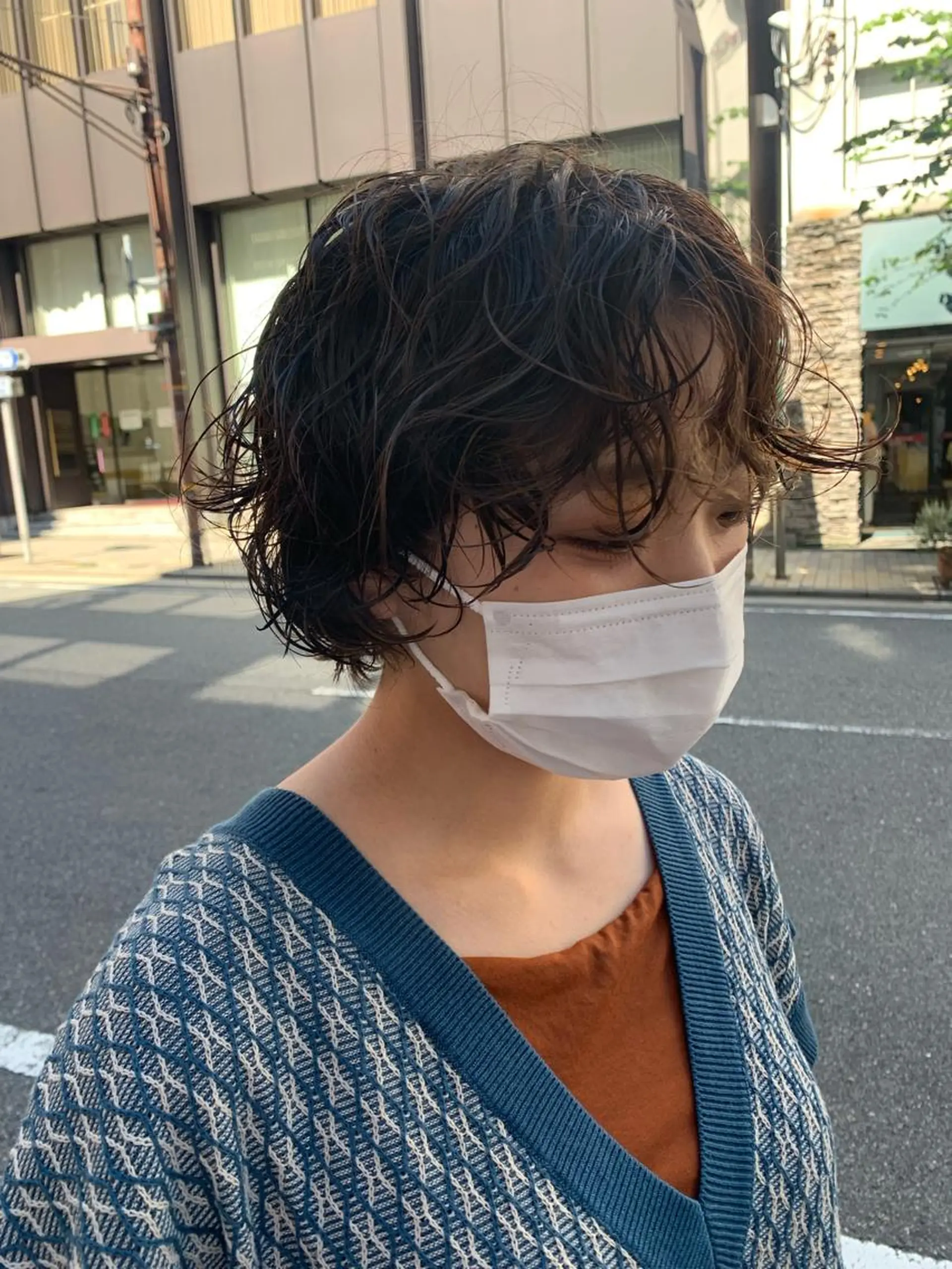 ショート パーマ ショートヘア 豊浦 翔太のヘアスタイル