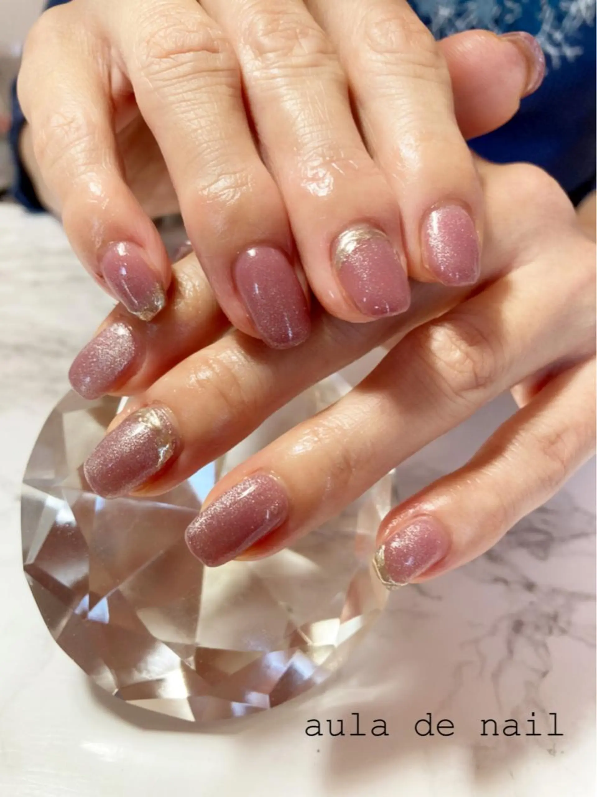 ネイル マグネットネイル ハンドネイル auladenail アウラデネイルのネイルデザイン