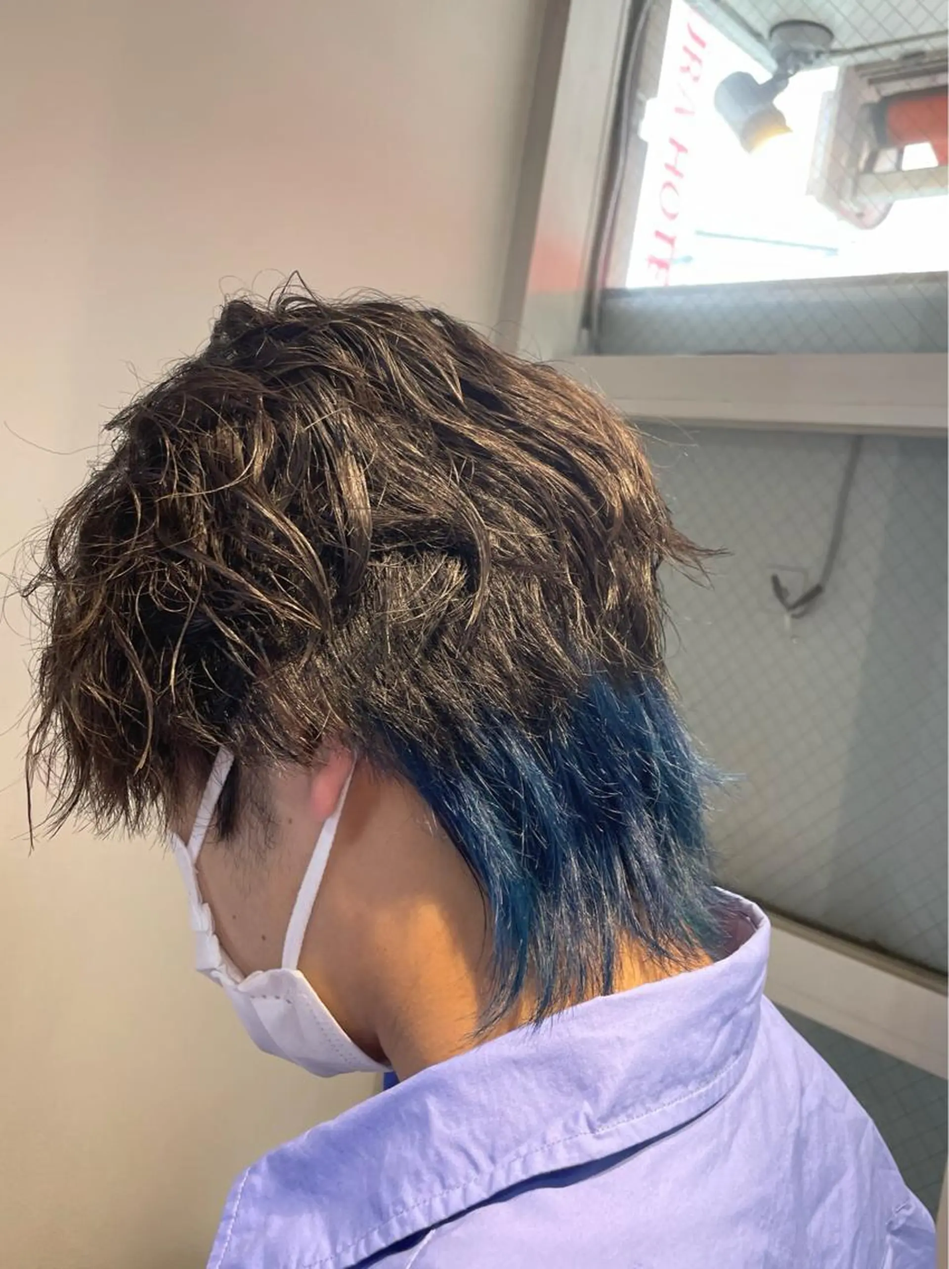 カラー メンズ 中村 海波のヘアスタイル