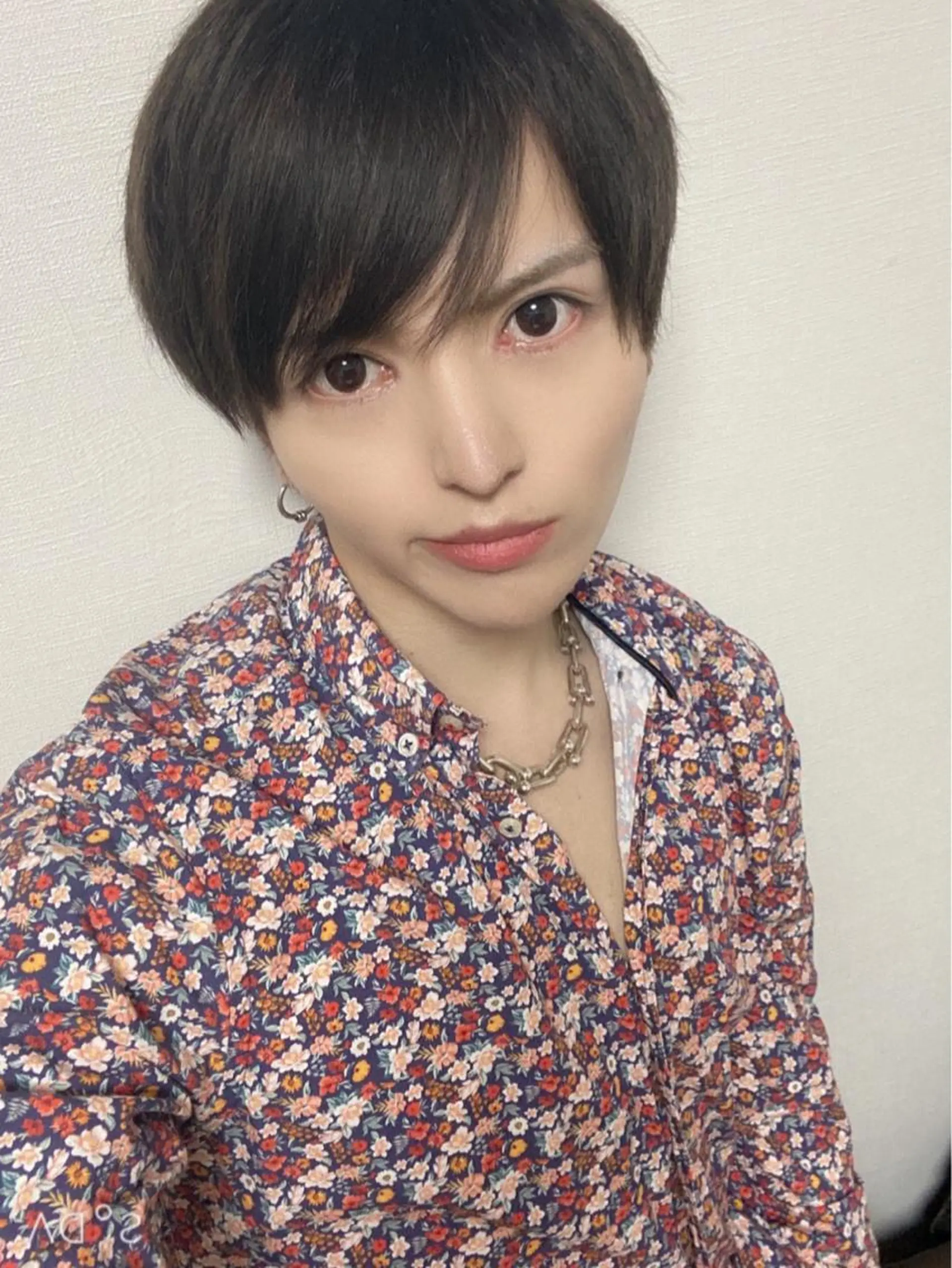 ショート カラー メンズ マッシュ 曲がる縮毛矯正 髪質改善/西尾 幸樹のヘアスタイル