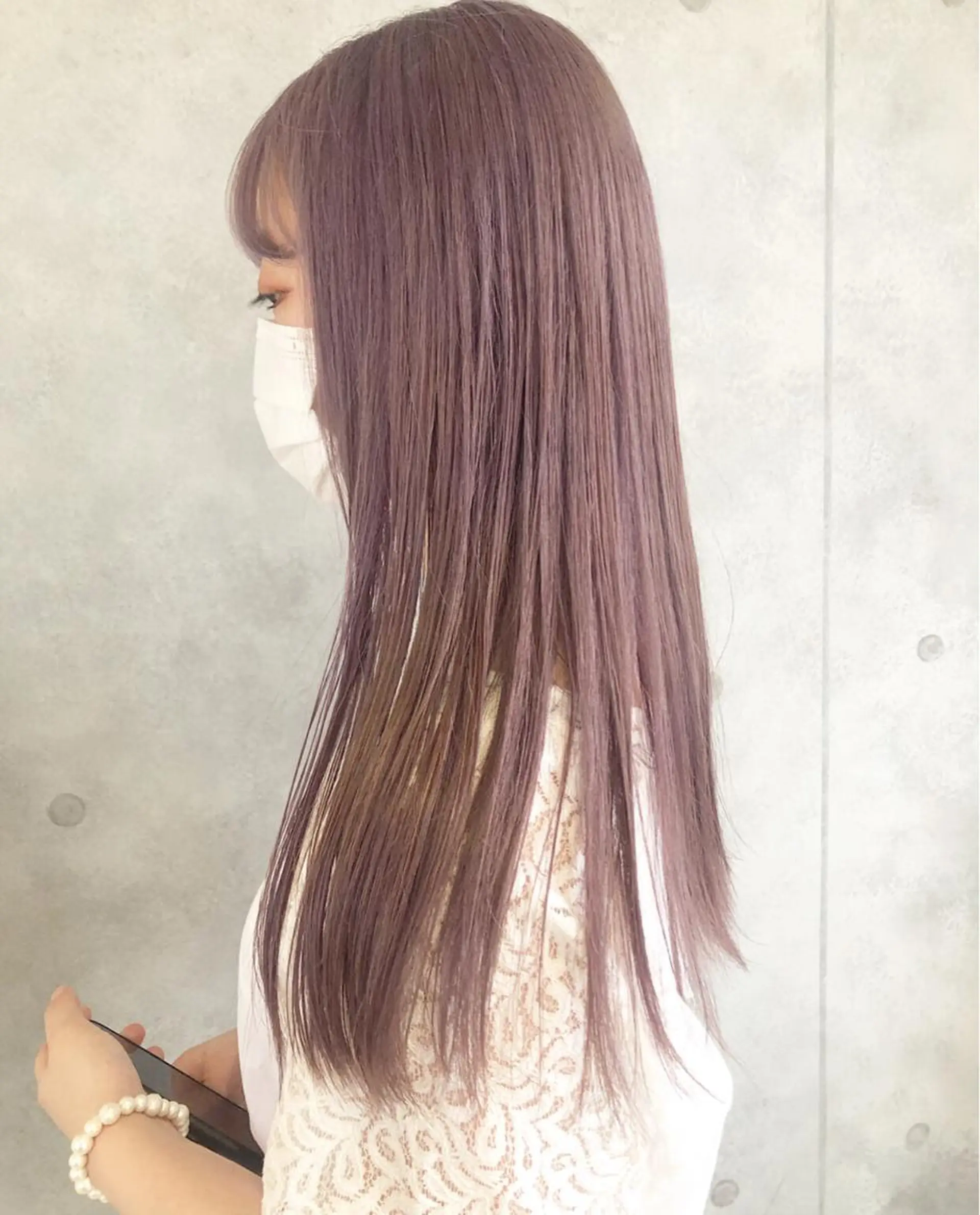 ミディアム カラー ヘアカラー トリートメント 【Luis なんば】のヘアスタイル